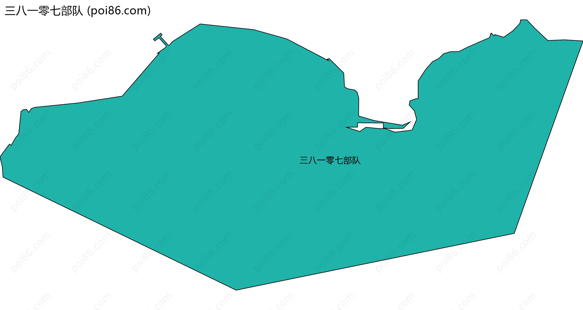 三八一零七部队边界地图