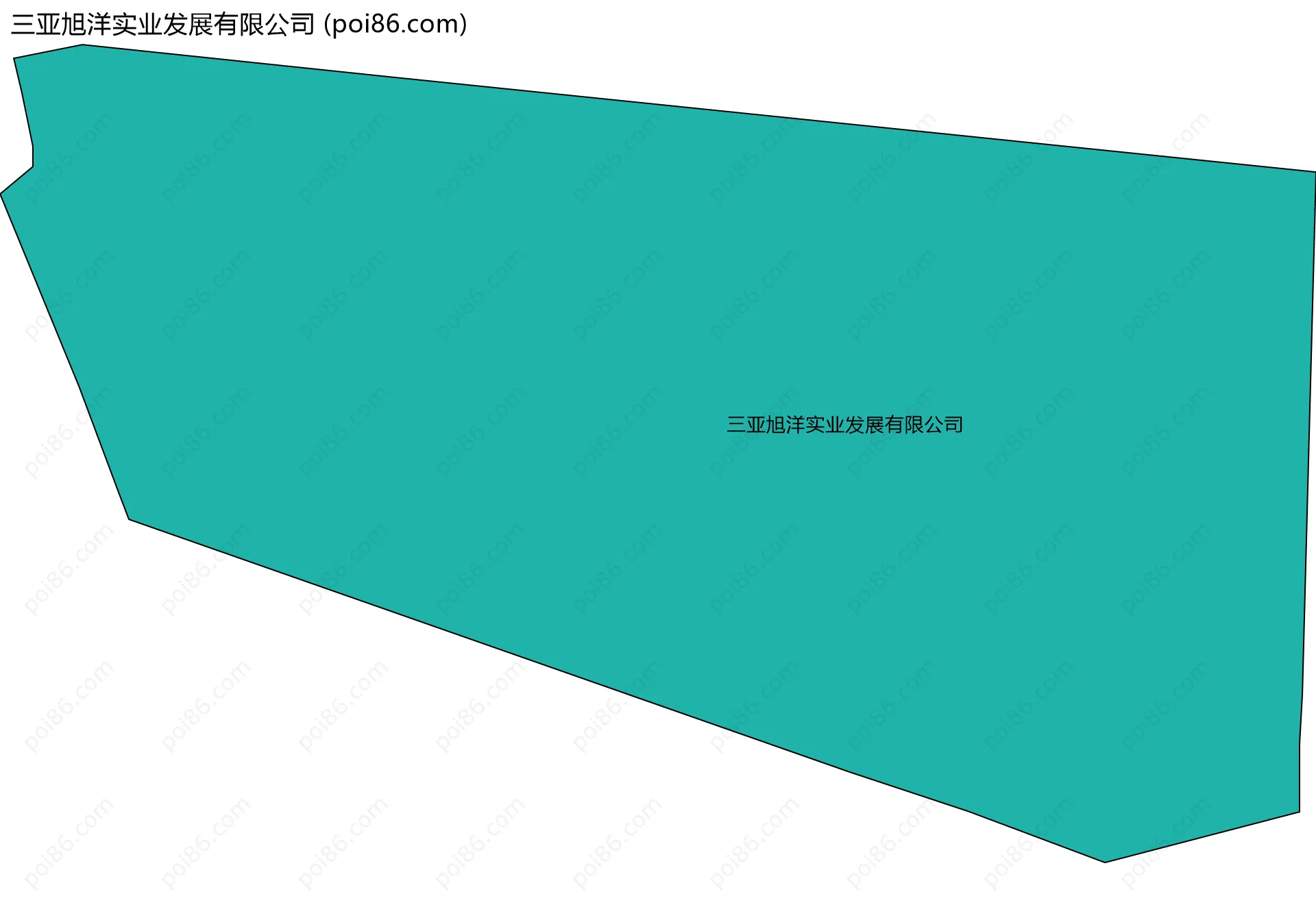 三亚旭洋实业发展有限公司边界地图