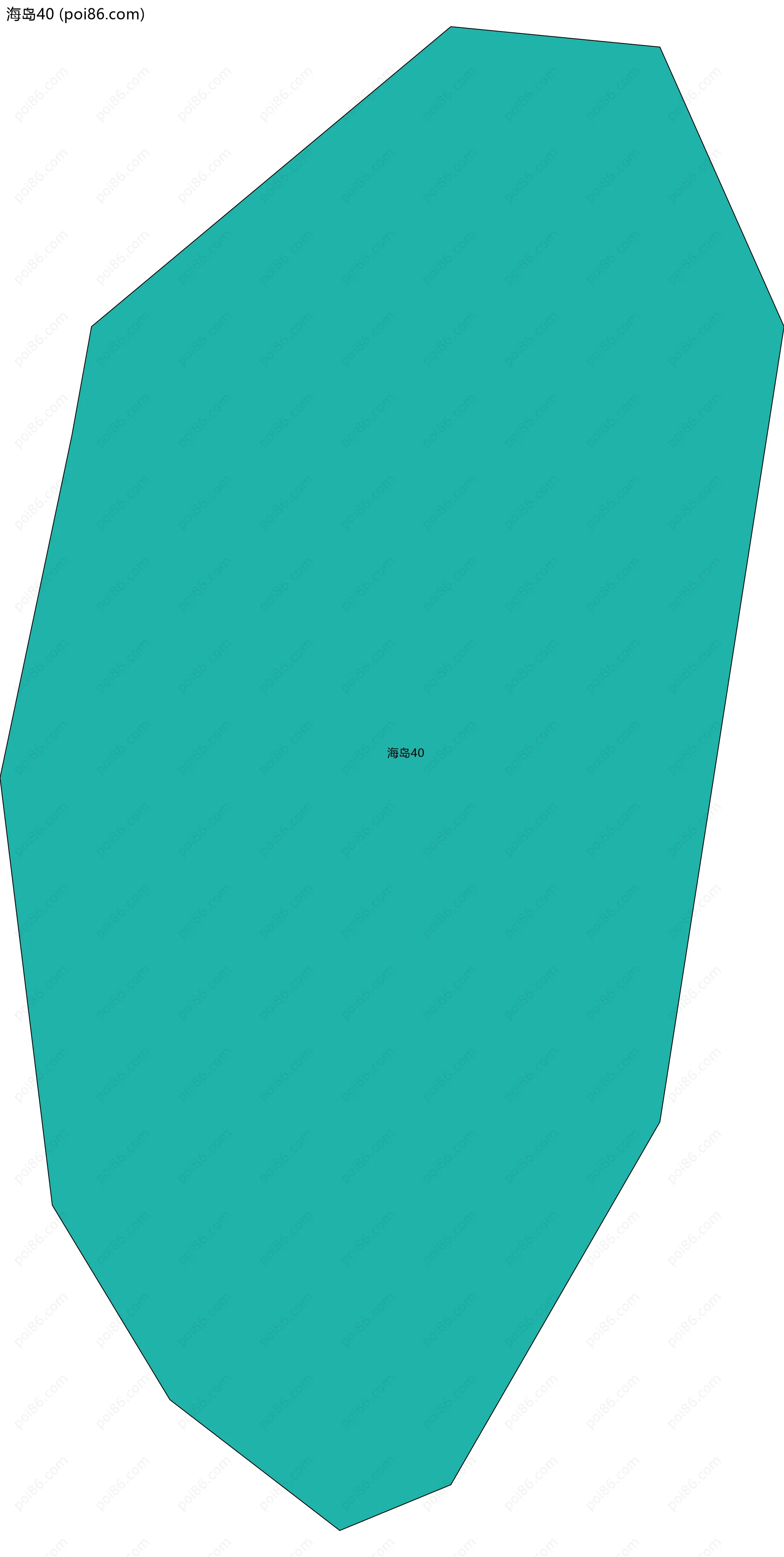 海岛40边界地图