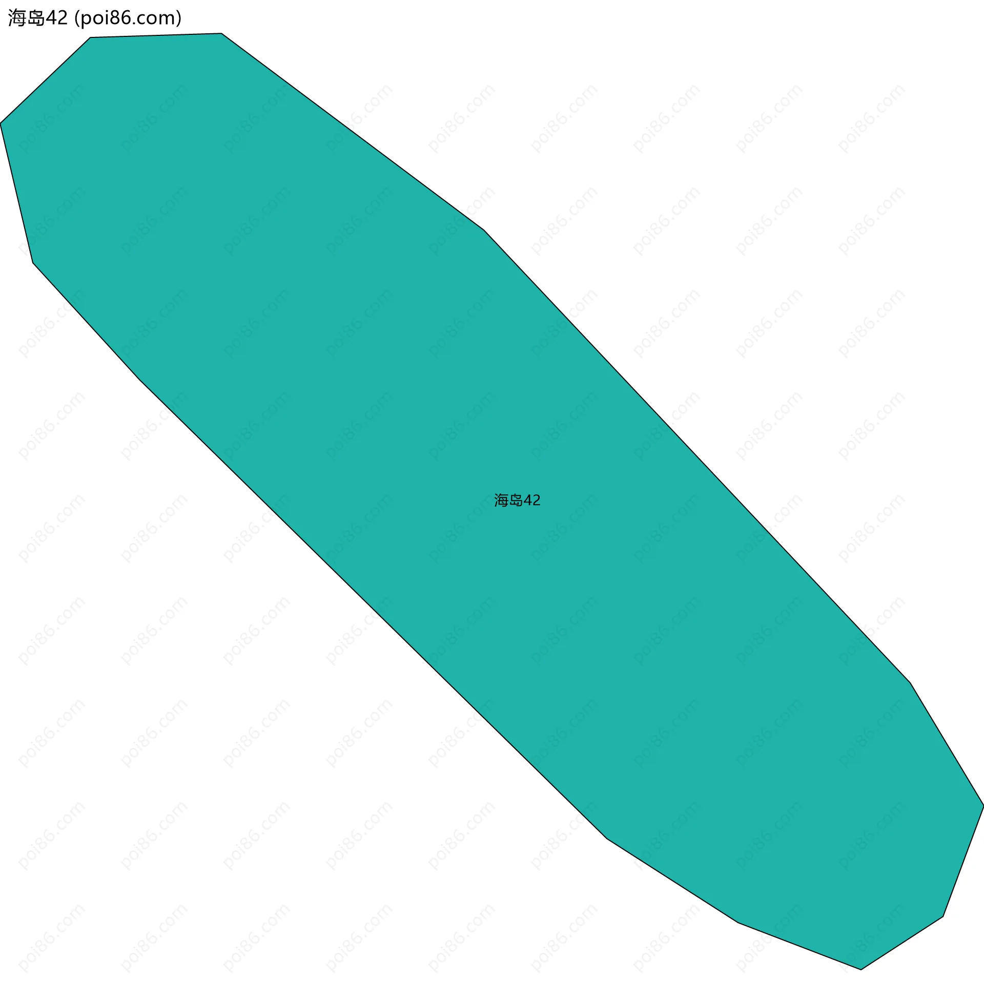 海岛42边界地图