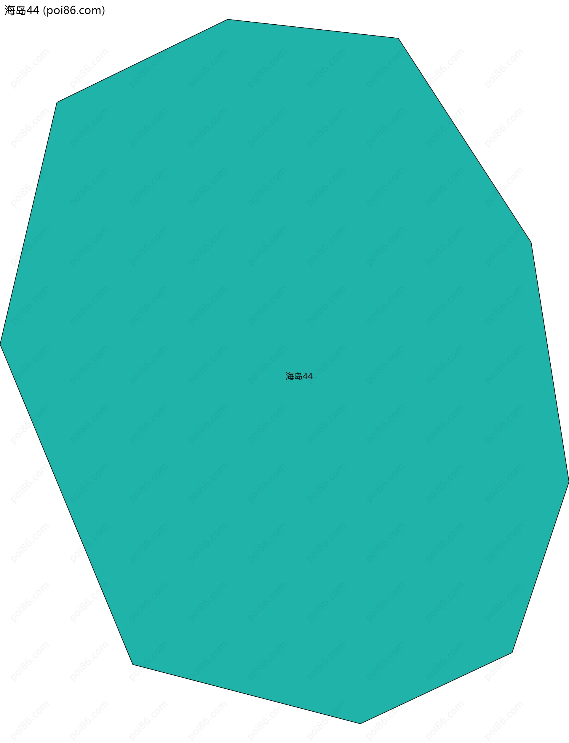 海岛44边界地图