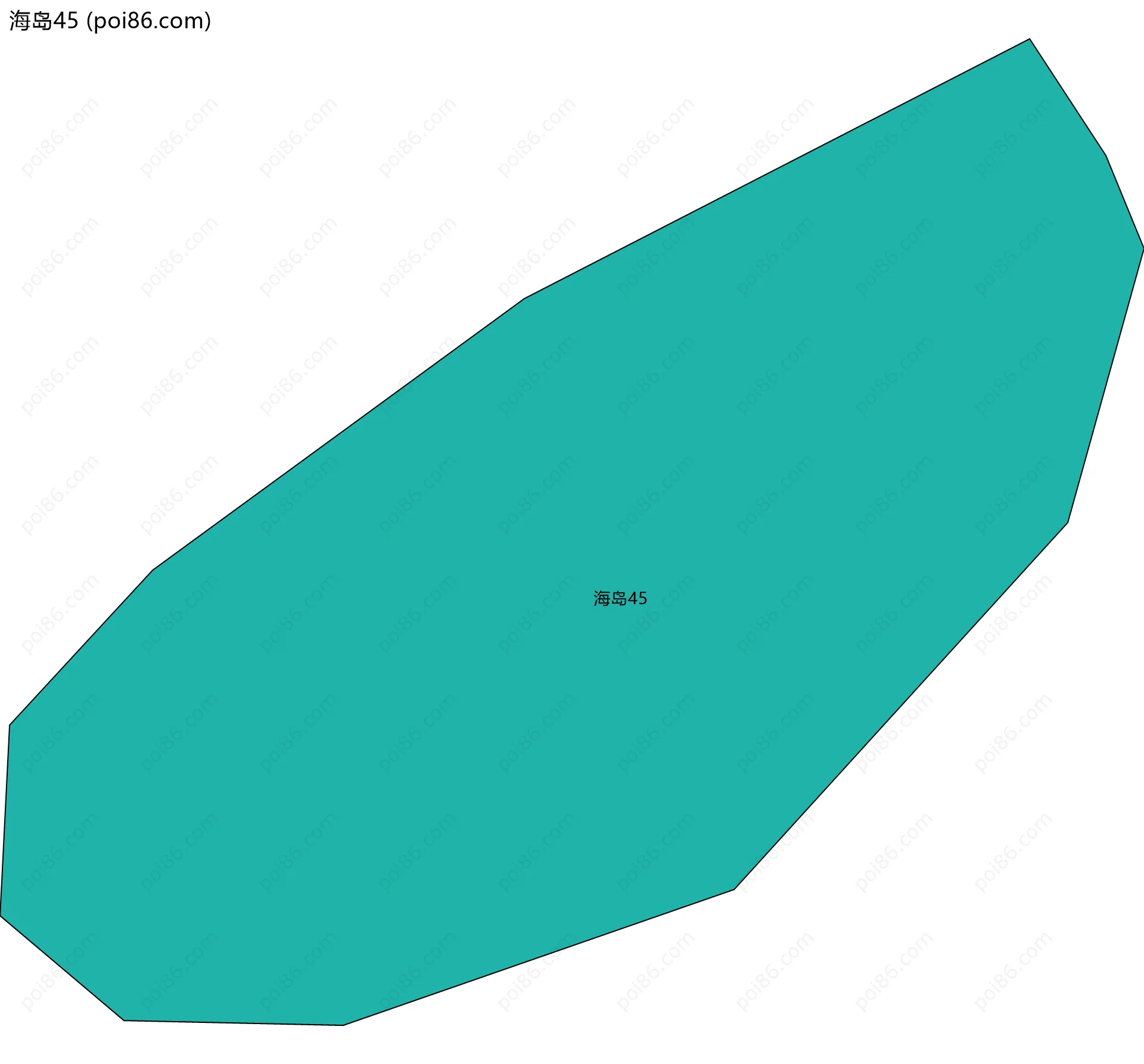 海岛45边界地图