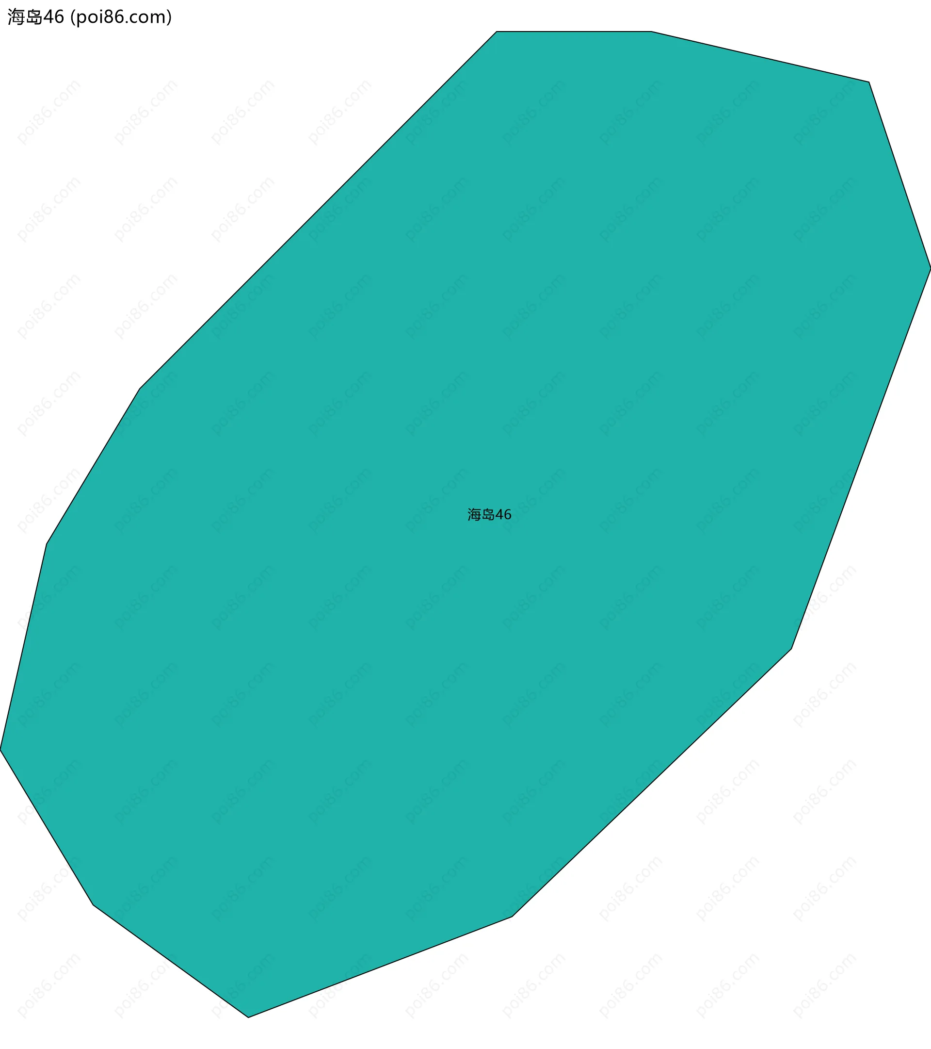 海岛46边界地图
