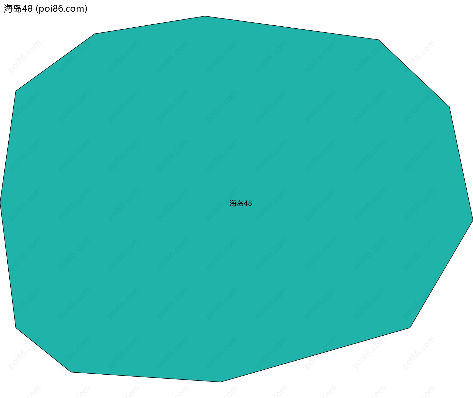 海岛48边界地图