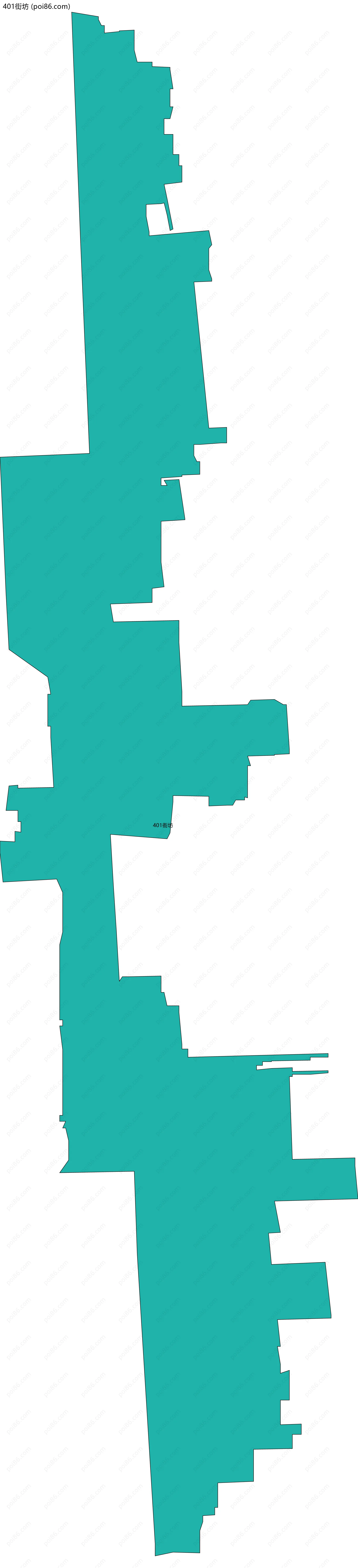 401街坊边界地图