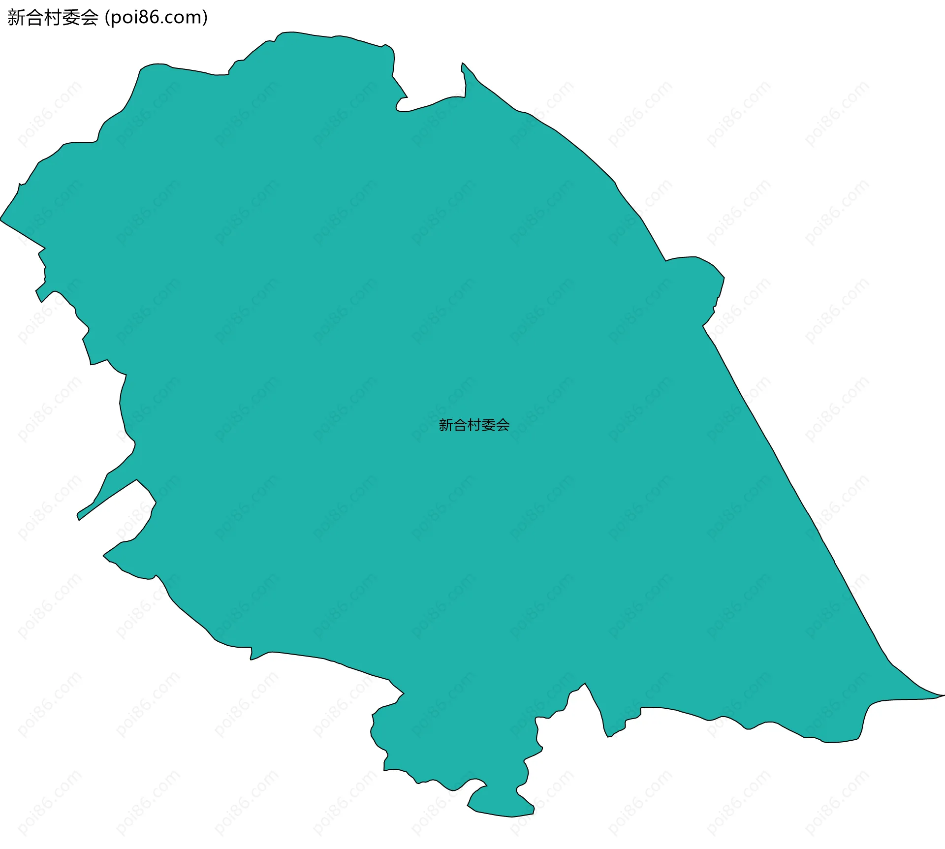 新合村委会边界地图