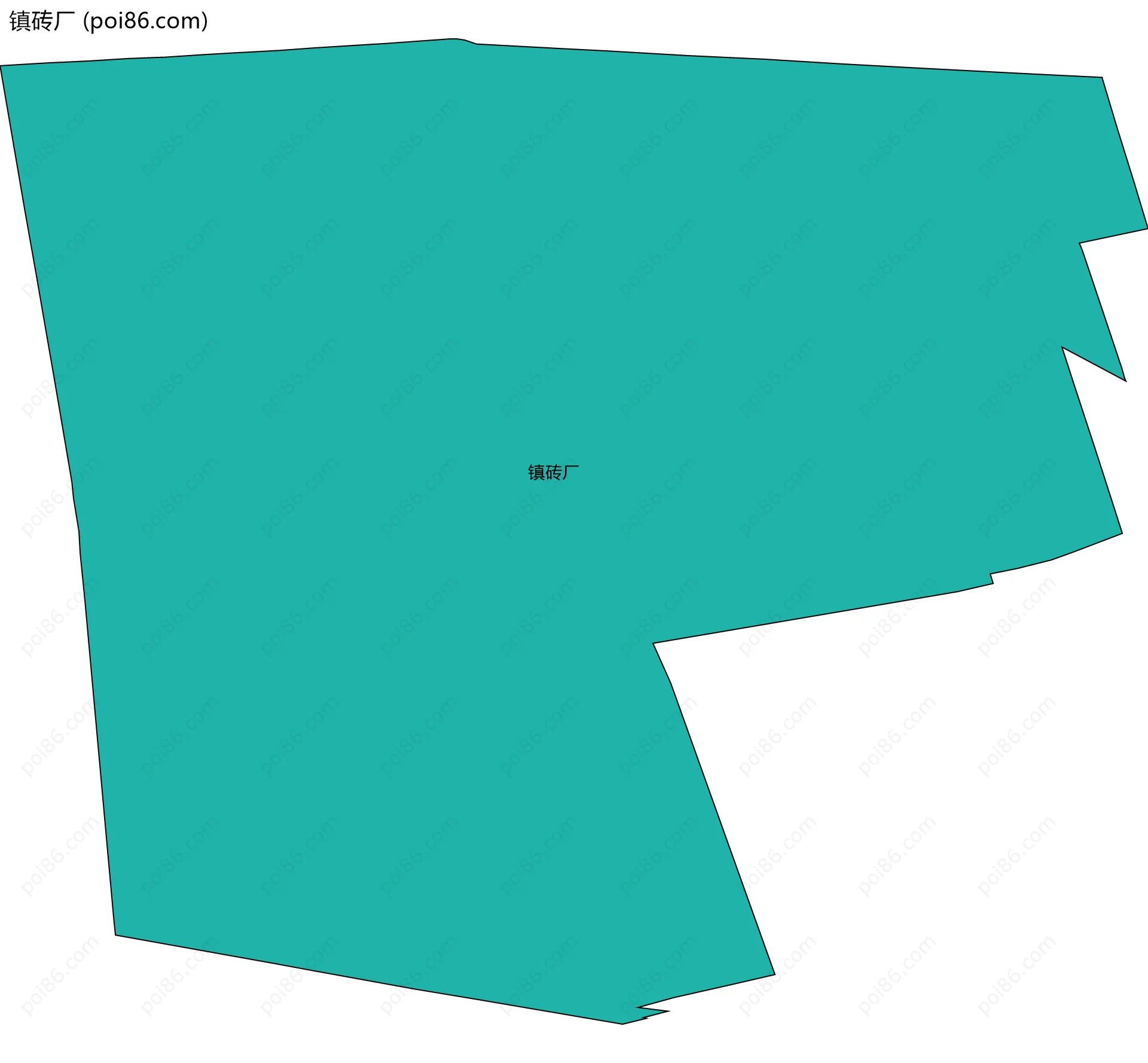 镇砖厂边界地图