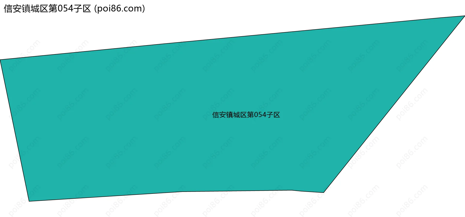 信安镇城区第054子区边界地图