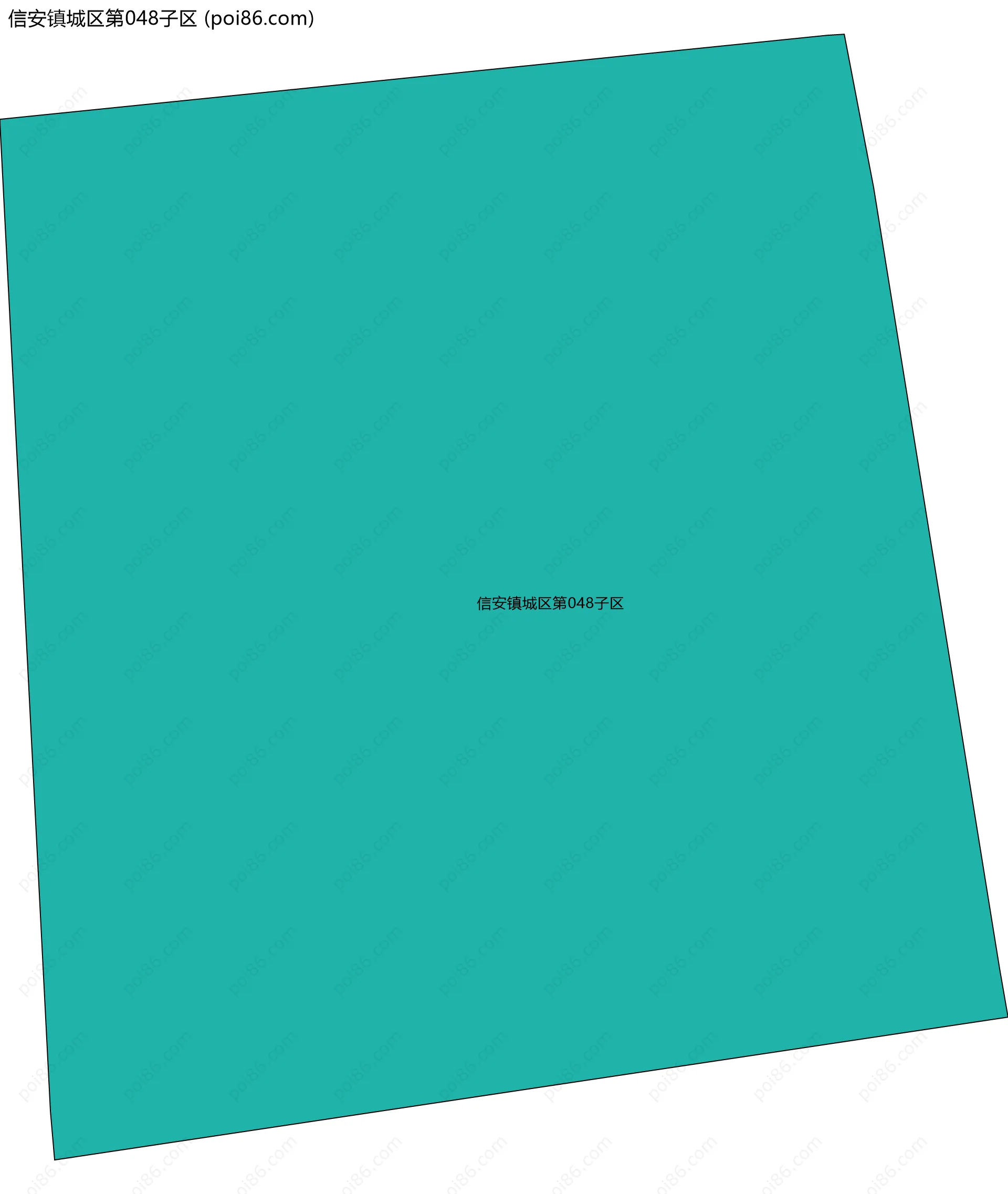 信安镇城区第048子区边界地图