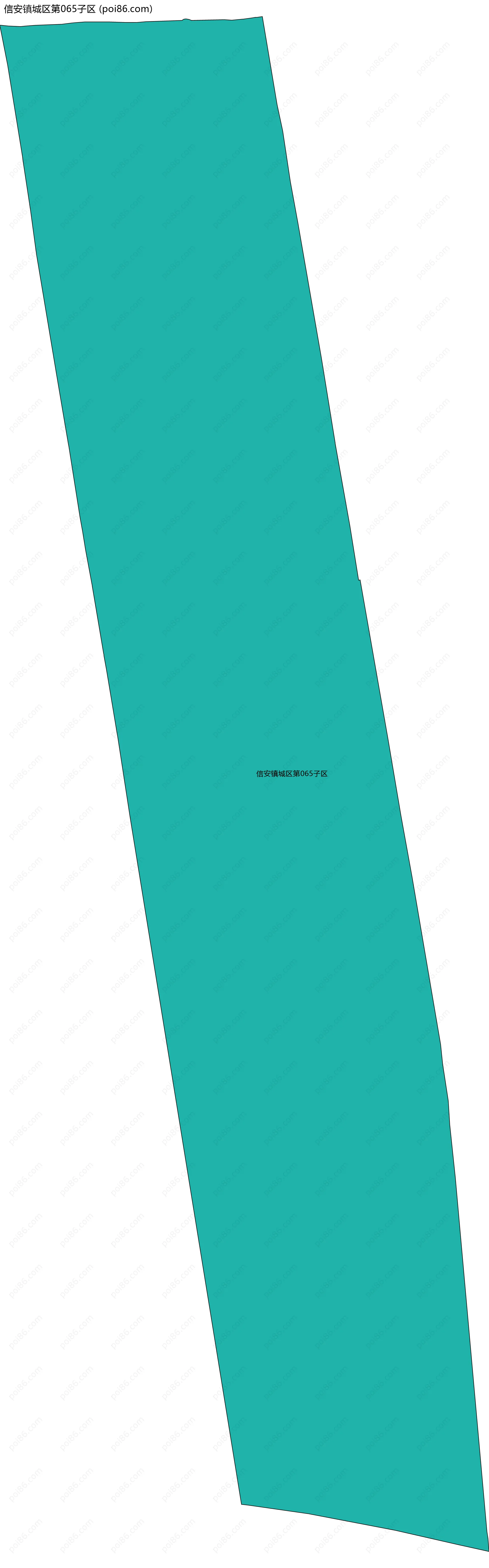 信安镇城区第065子区边界地图