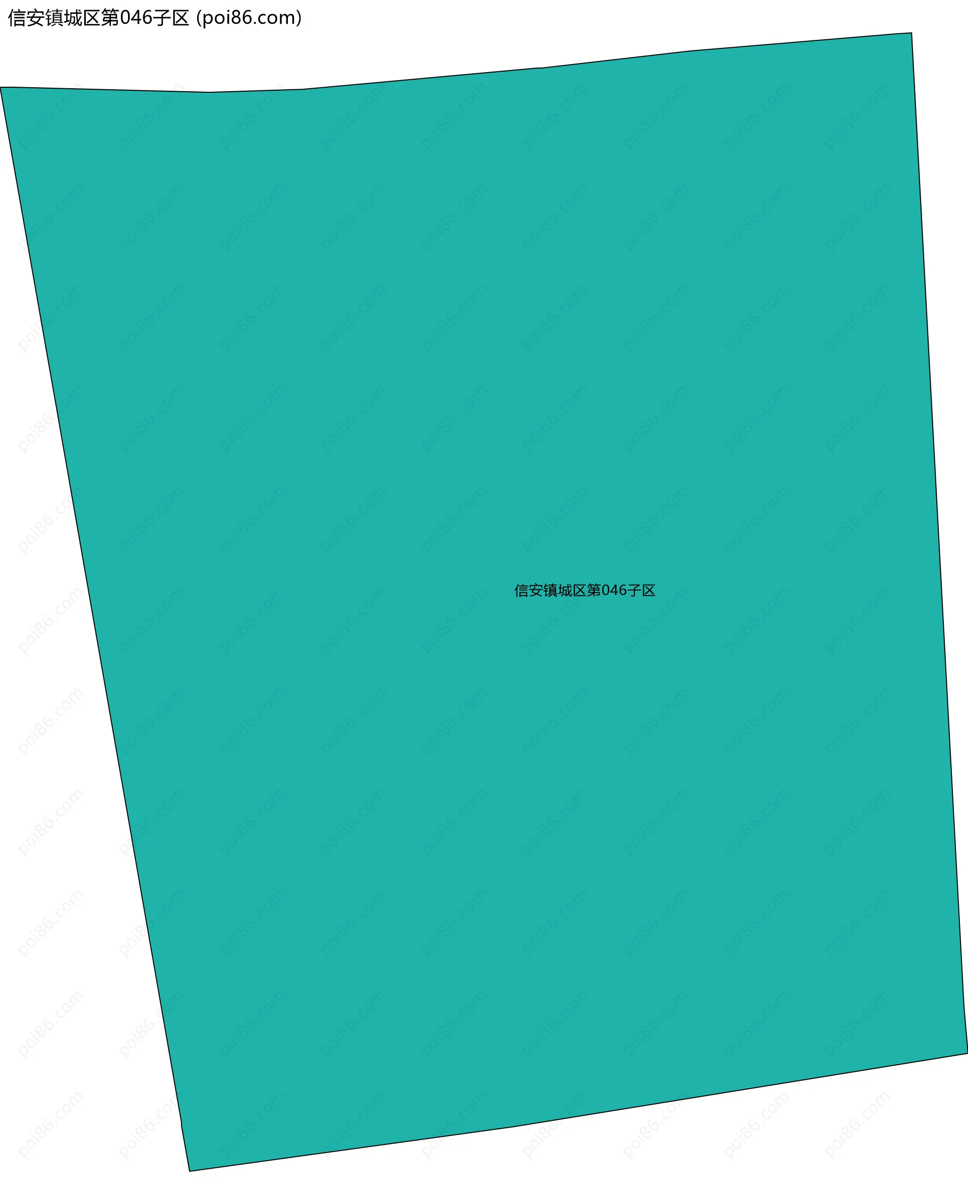 信安镇城区第046子区边界地图