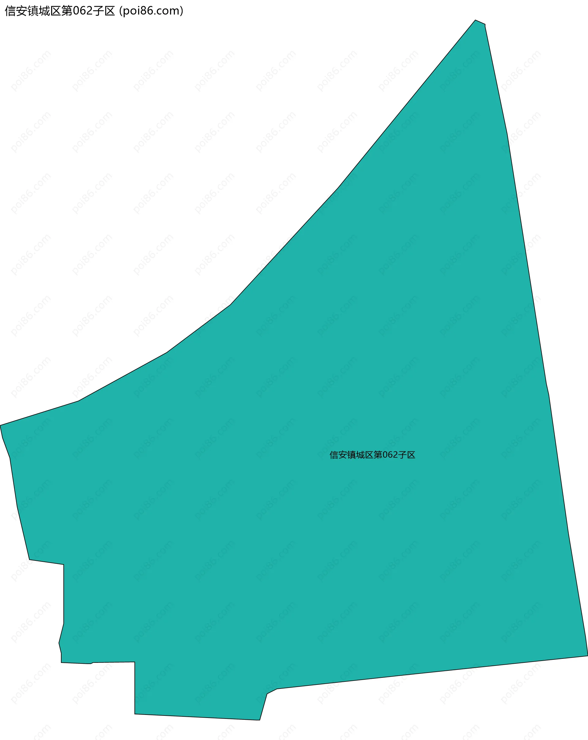 信安镇城区第062子区边界地图