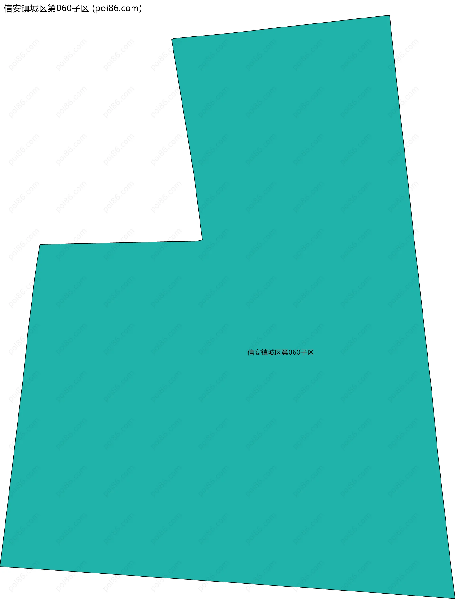 信安镇城区第060子区边界地图