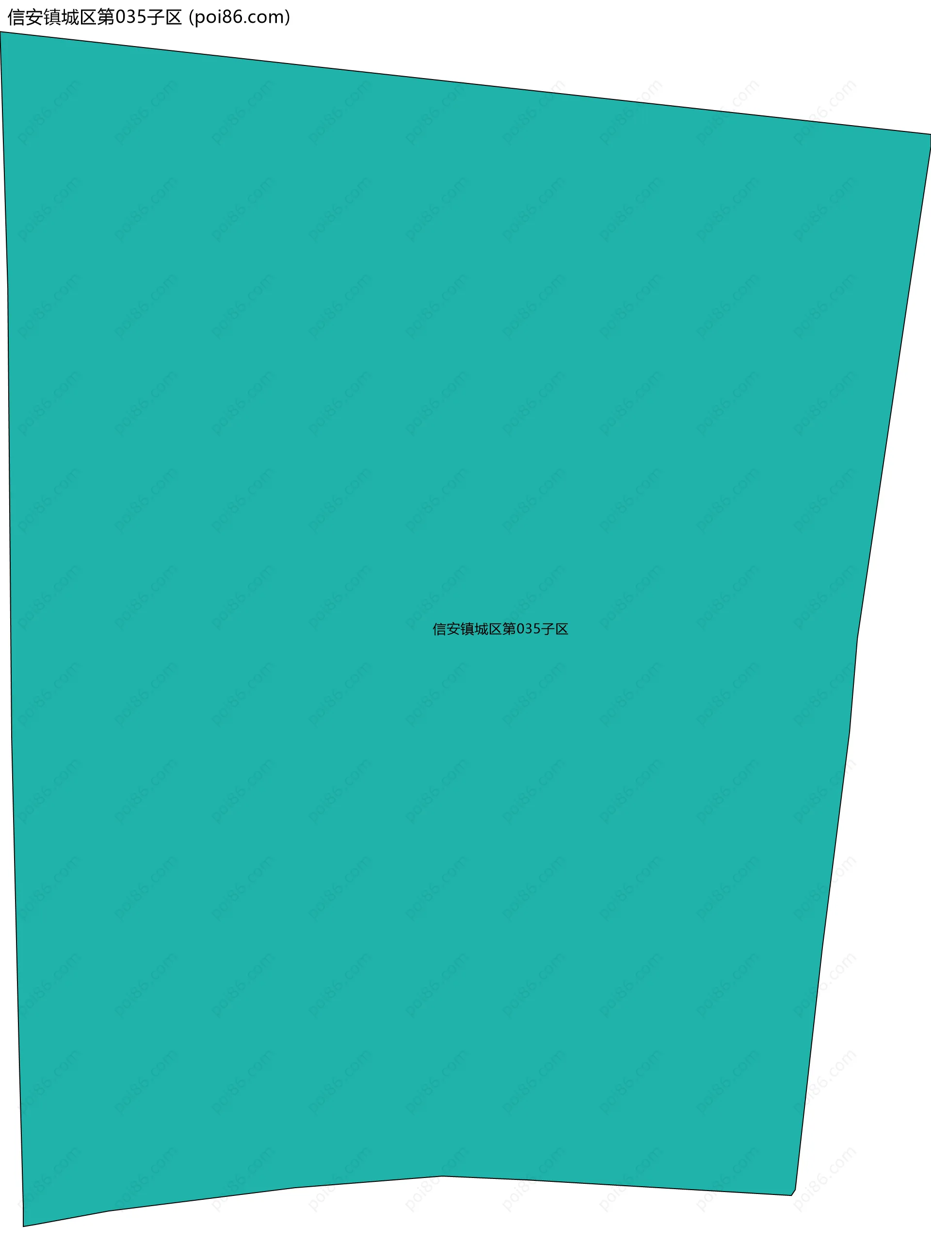 信安镇城区第035子区边界地图