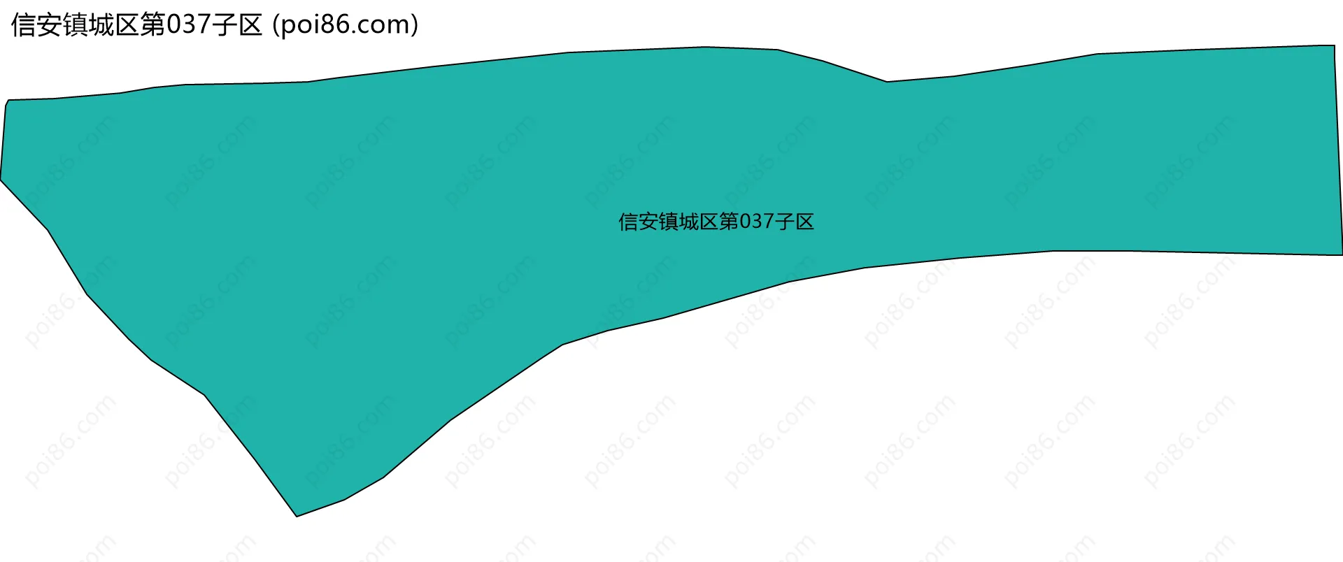 信安镇城区第037子区边界地图