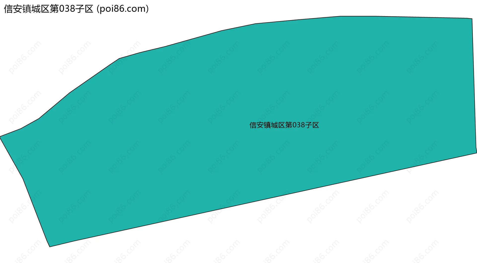 信安镇城区第038子区边界地图