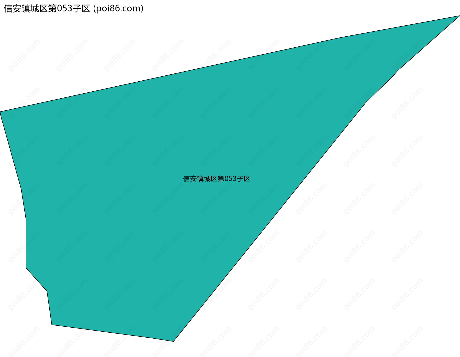 信安镇城区第053子区边界地图