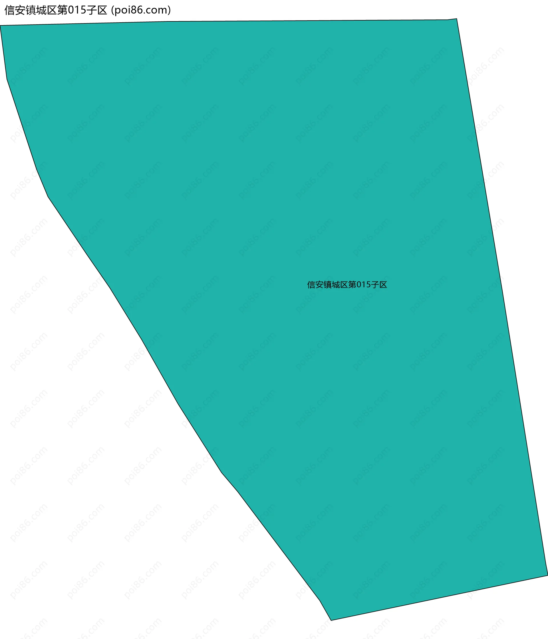 信安镇城区第015子区边界地图