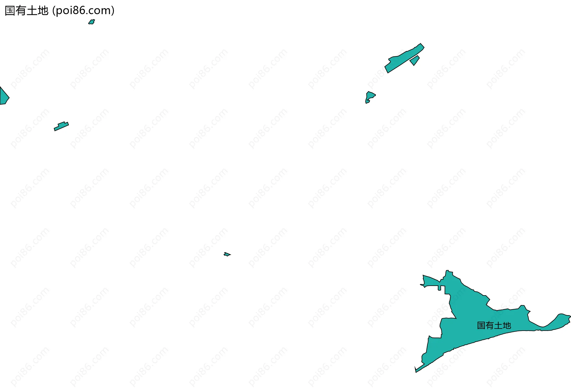 国有土地边界地图