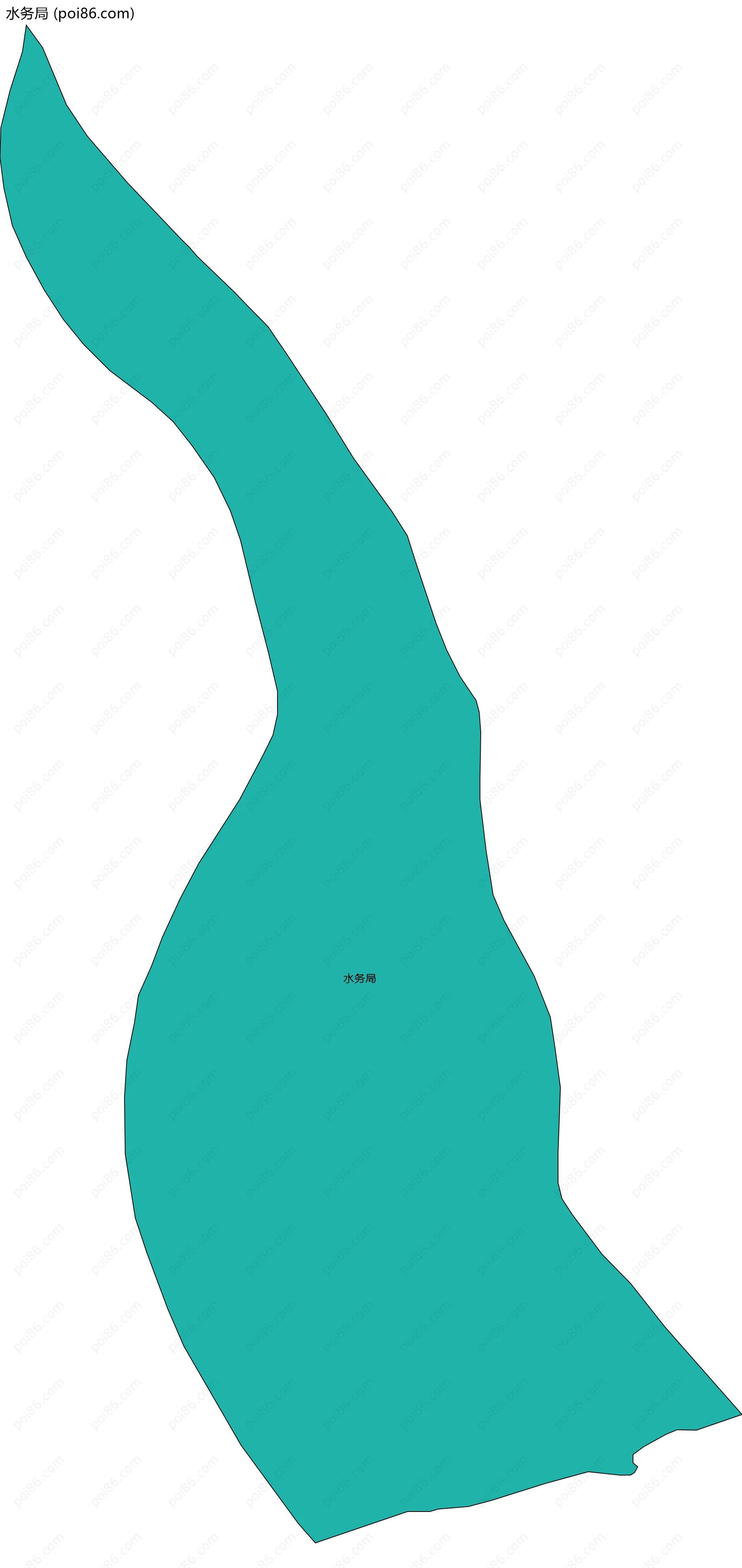 水务局边界地图
