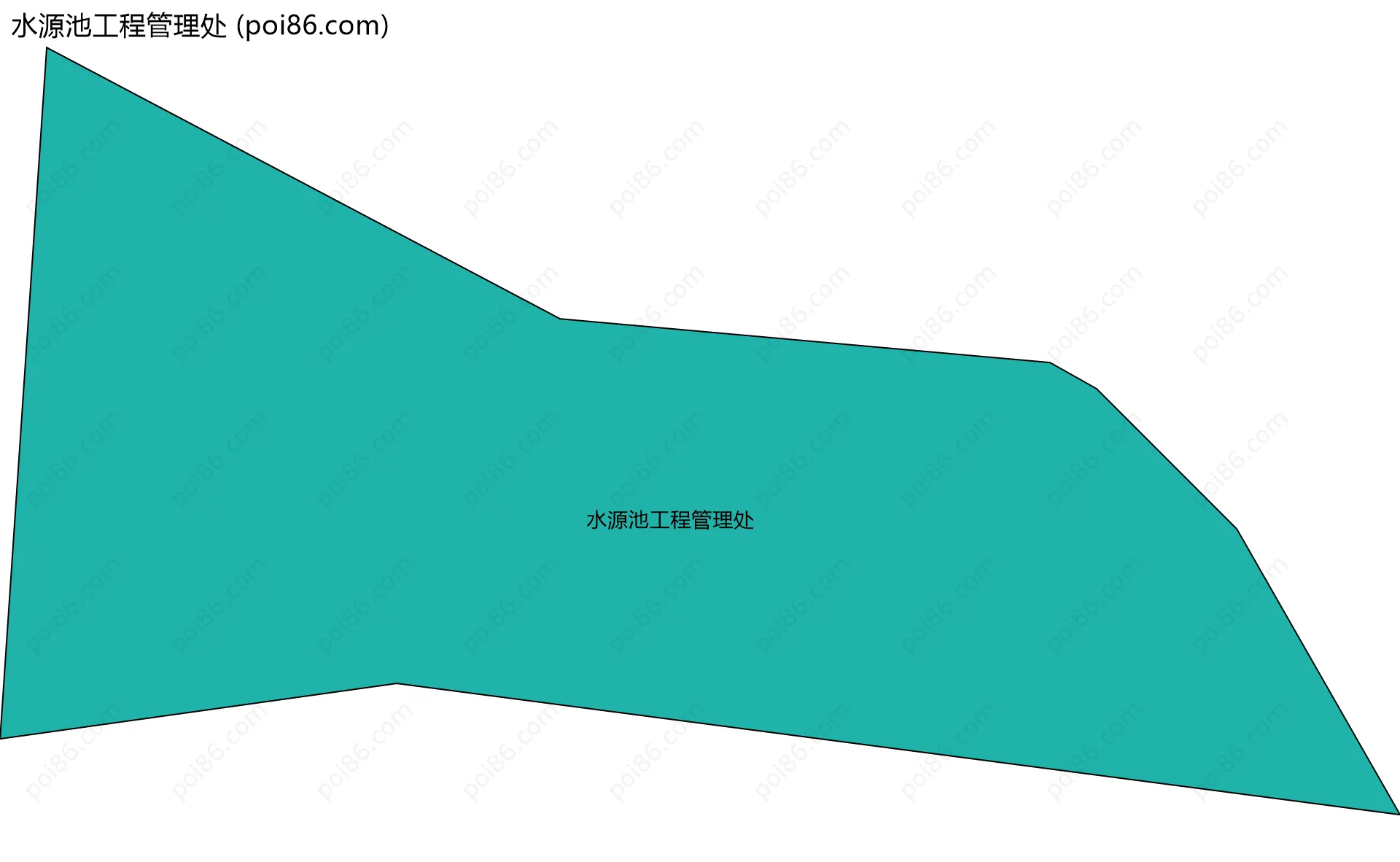水源池工程管理处边界地图