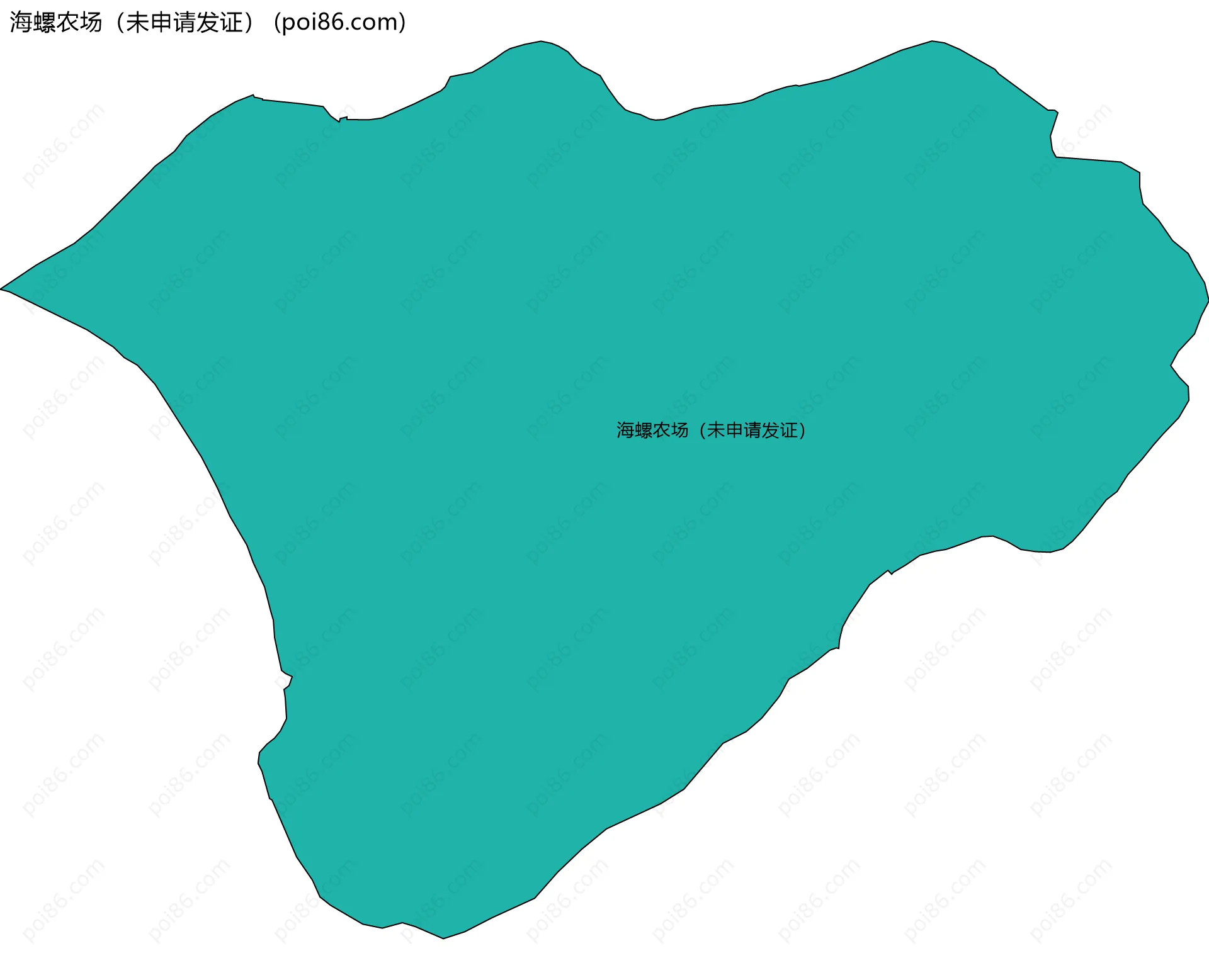 海螺农场（未申请发证）边界地图