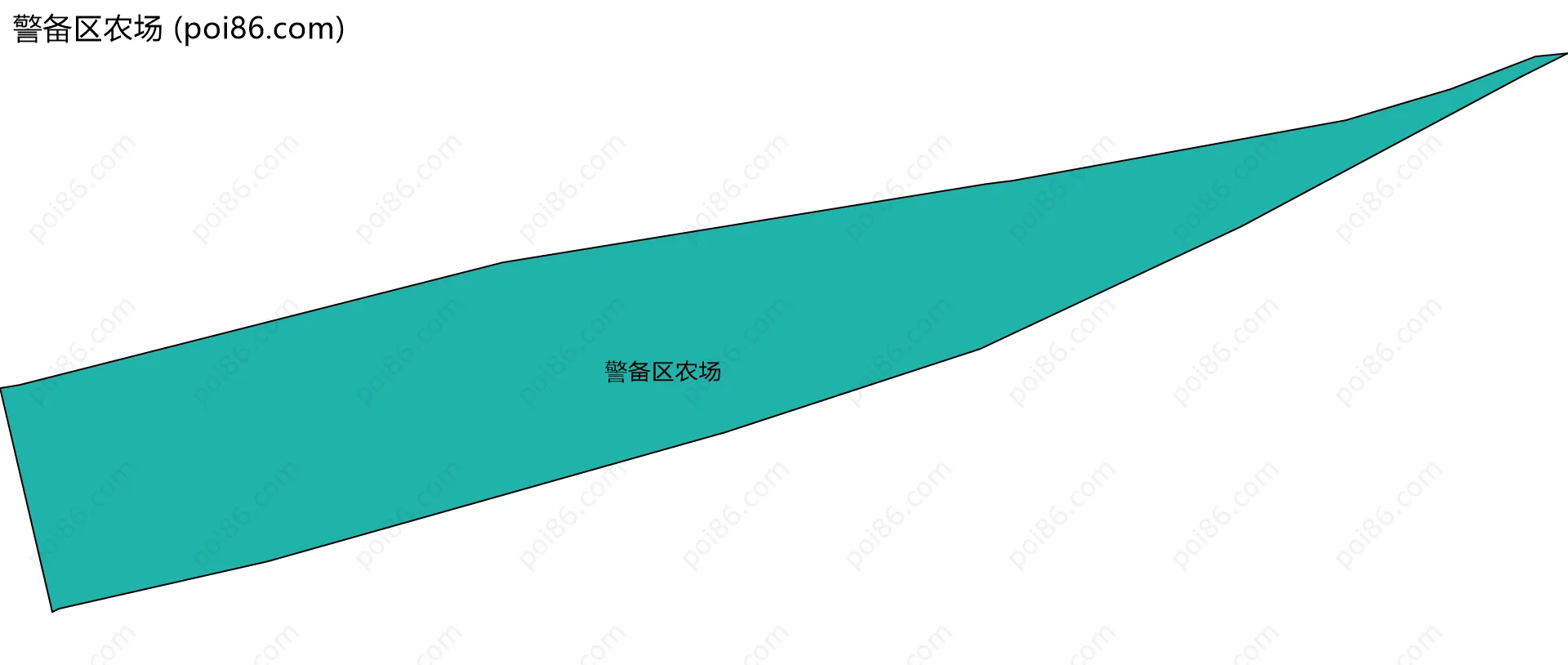 警备区农场边界地图