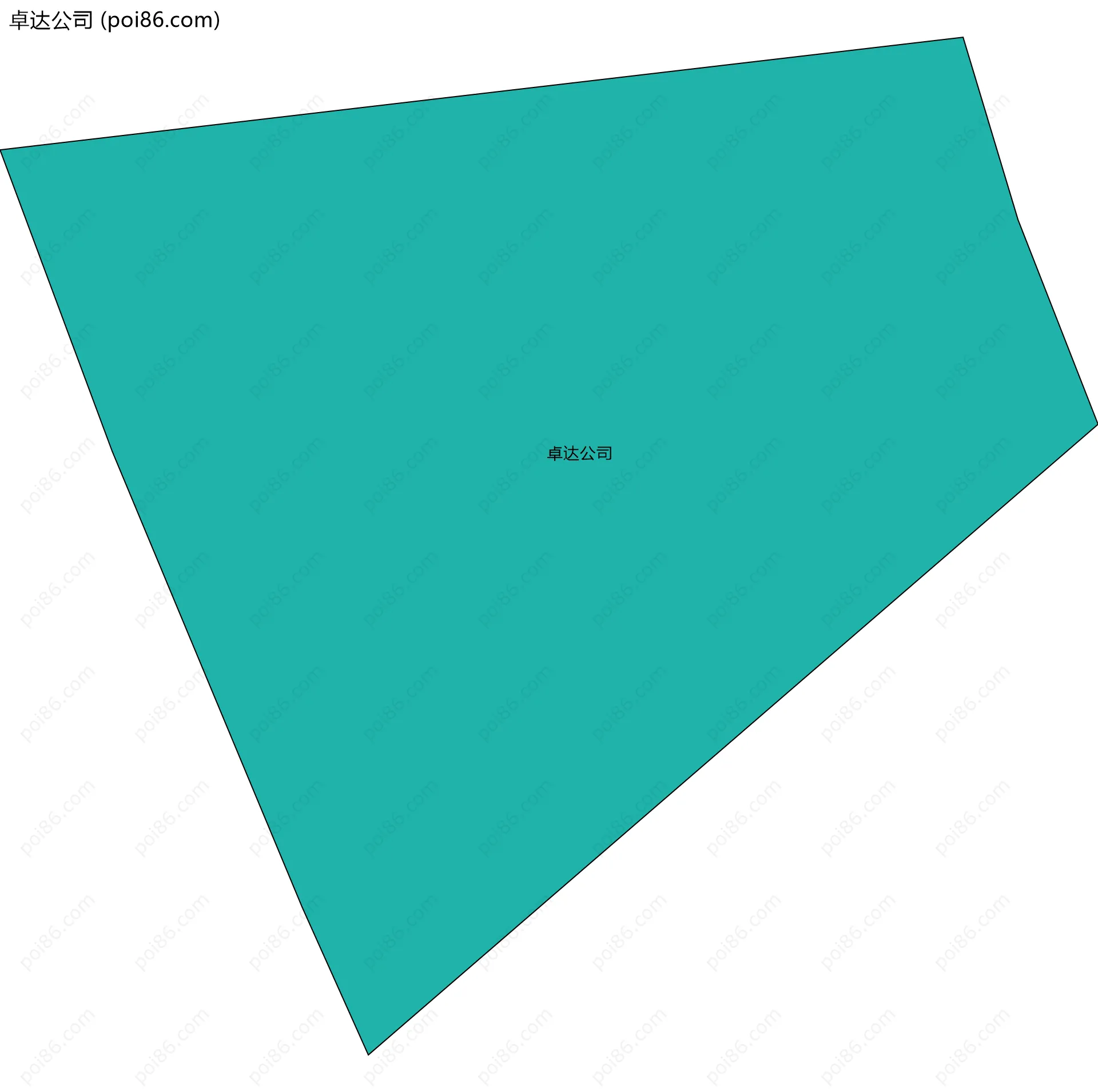 卓达公司边界地图