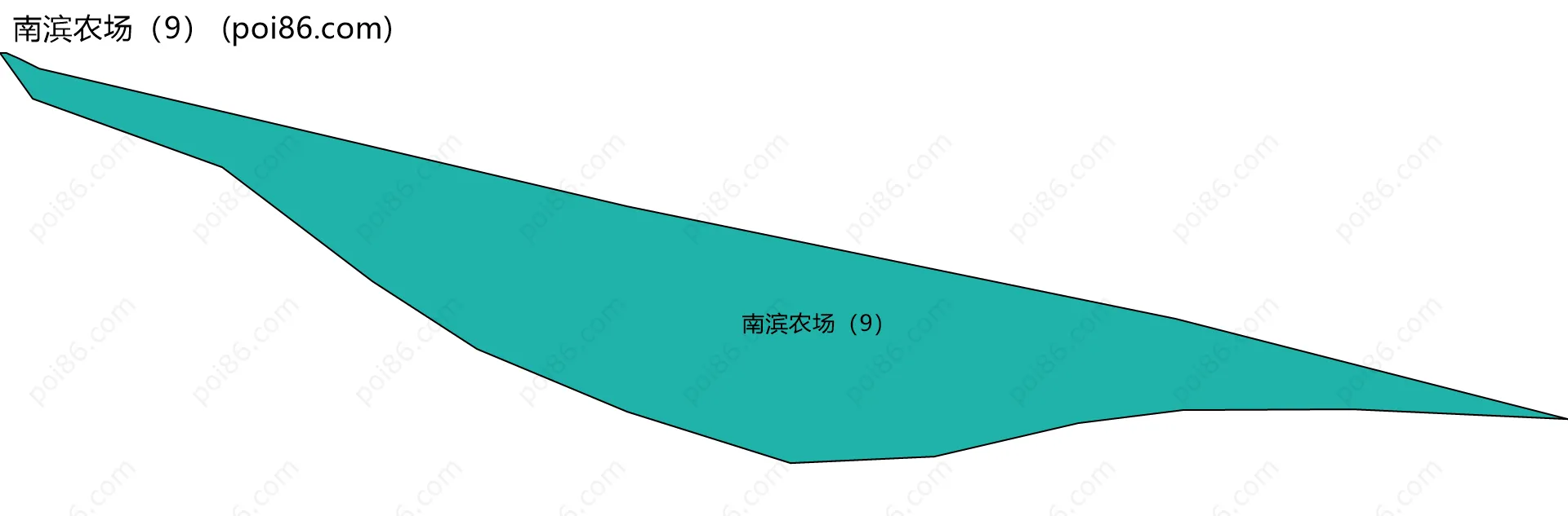 南滨农场（9）边界地图