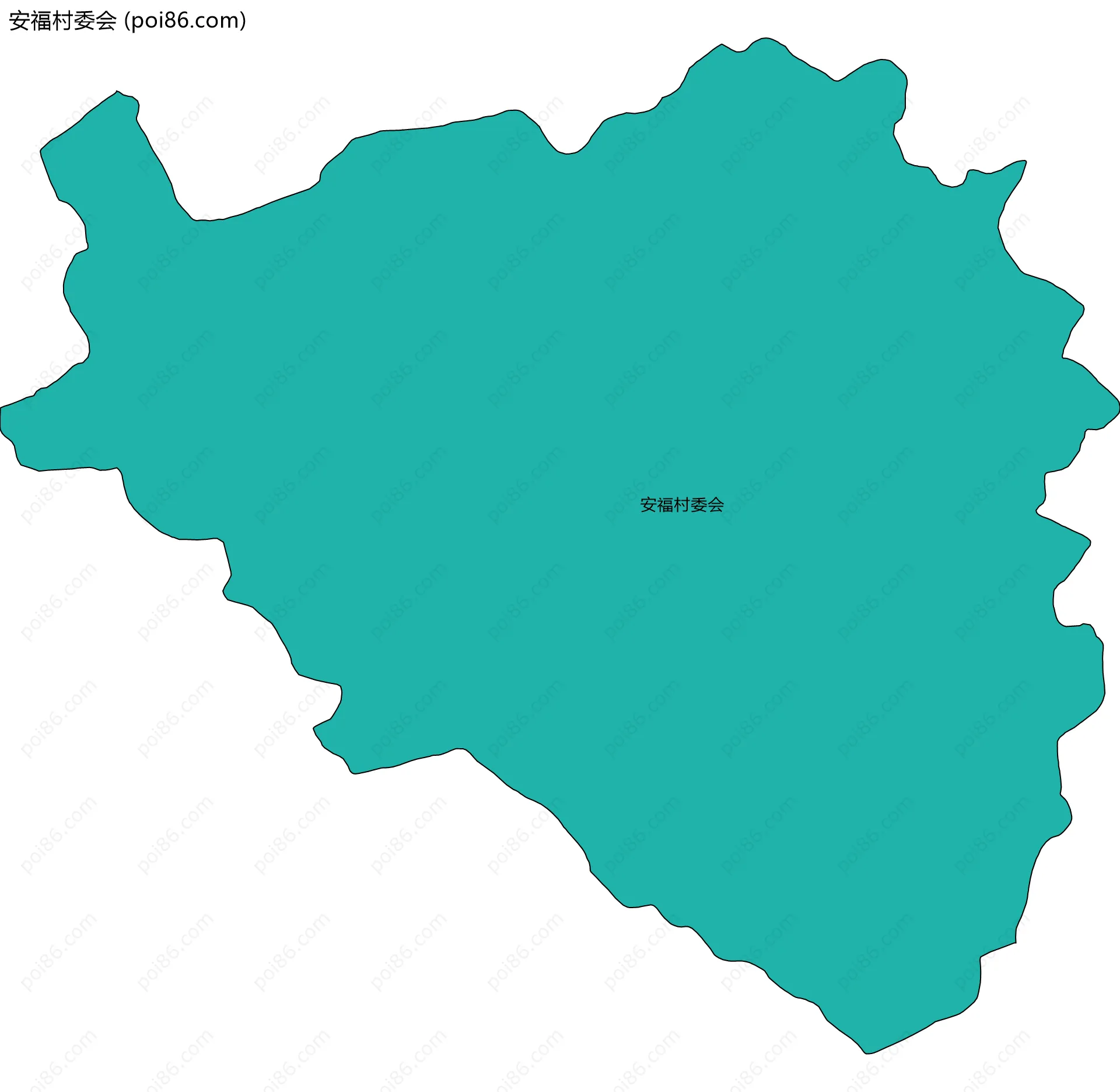 安福村委会边界地图
