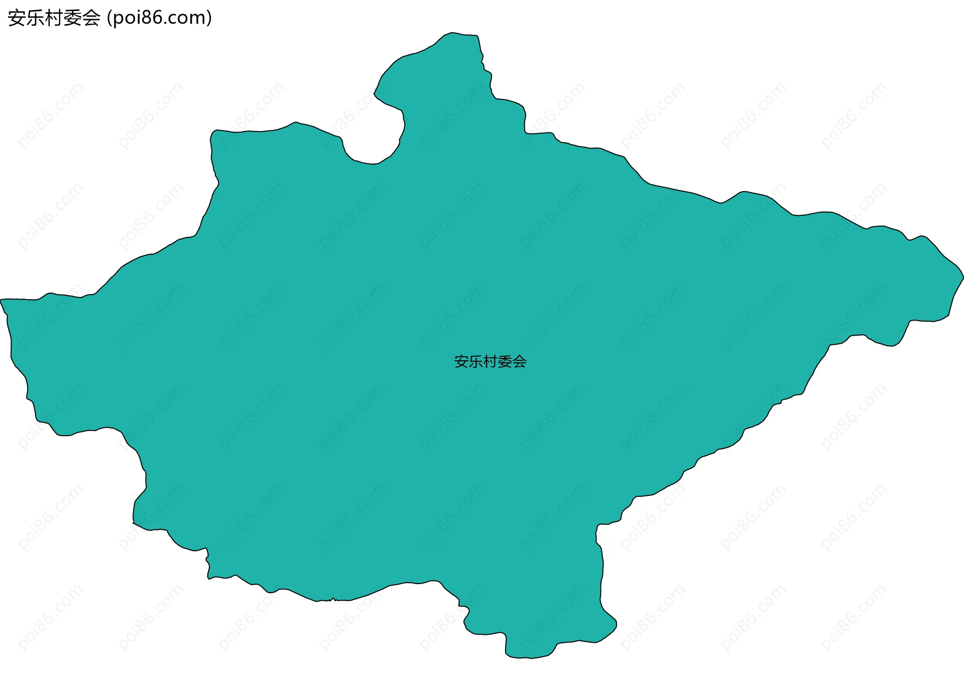 安乐村委会边界地图