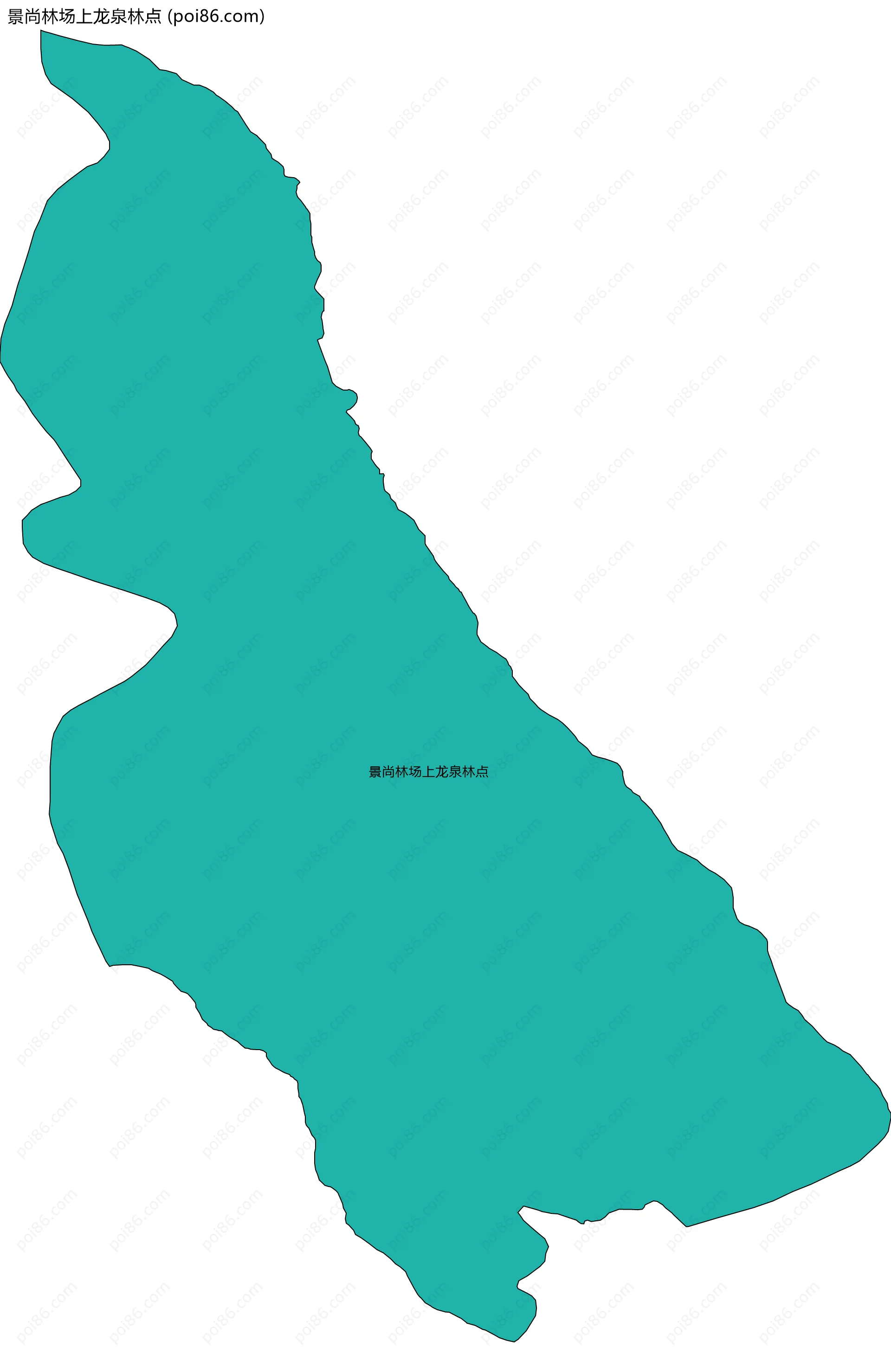 景尚林场上龙泉林点边界地图