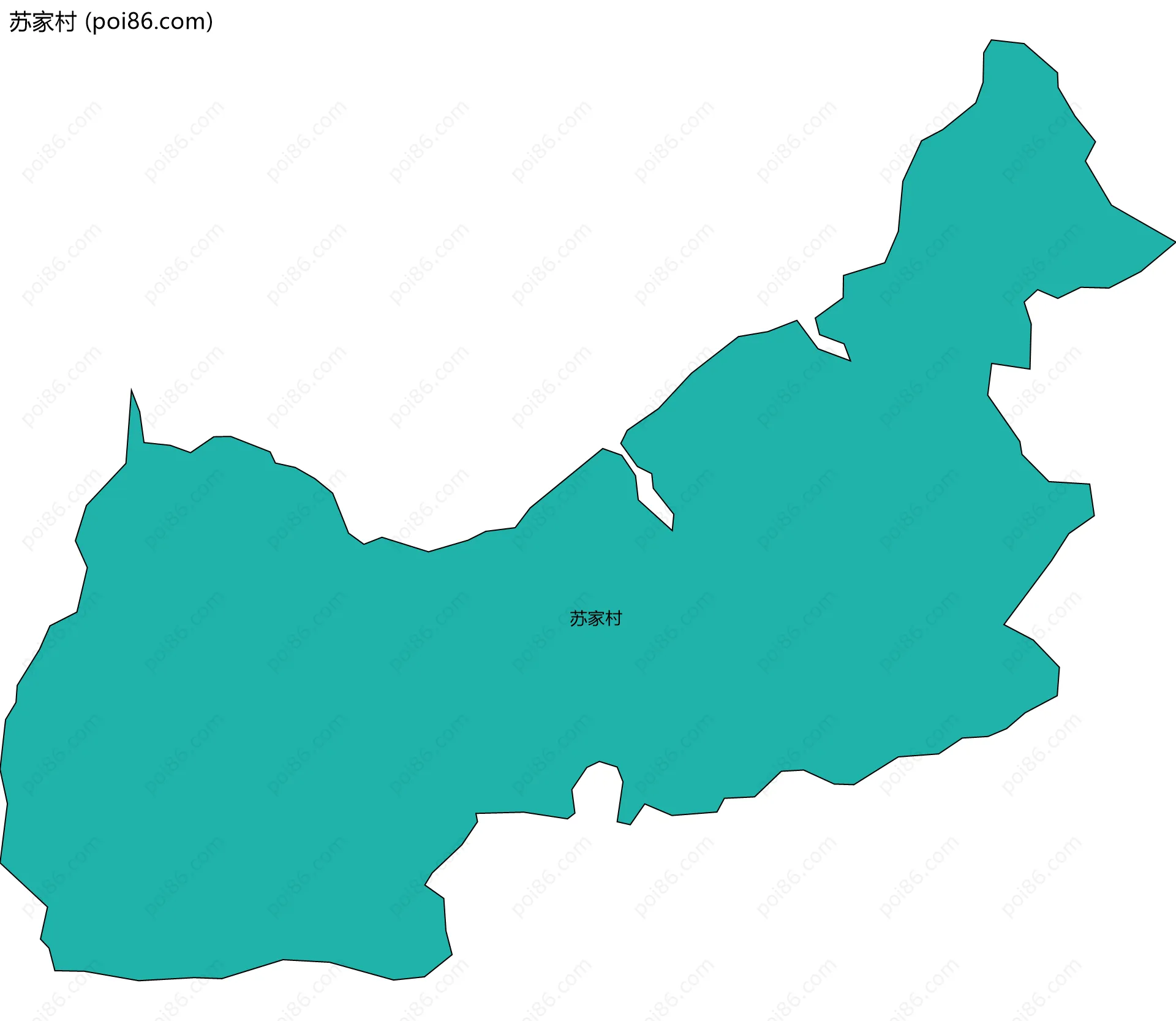 苏家村边界地图