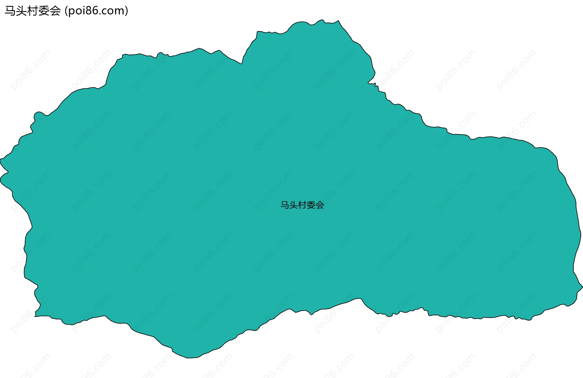 马头村委会边界地图