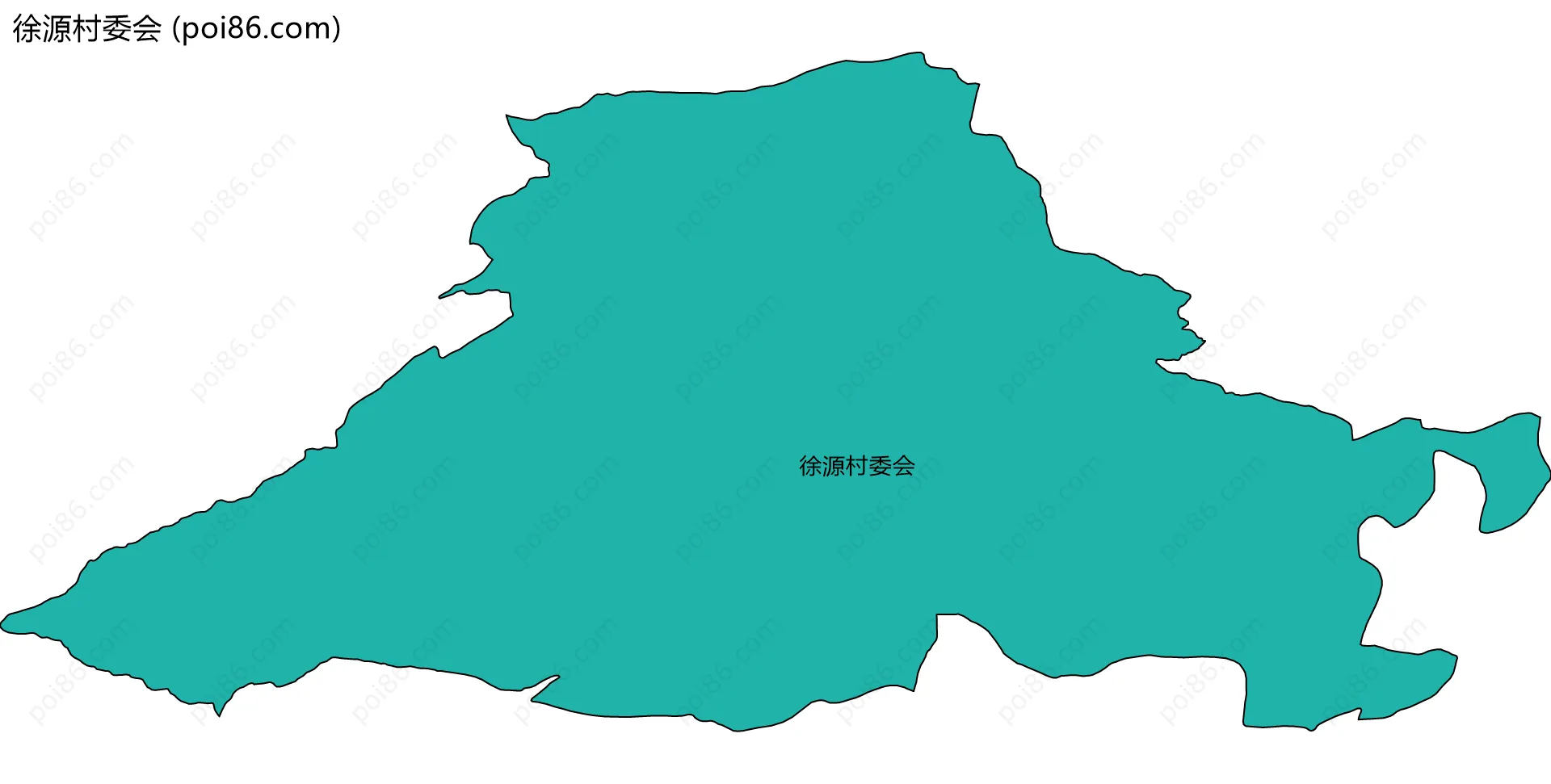 徐源村委会边界地图