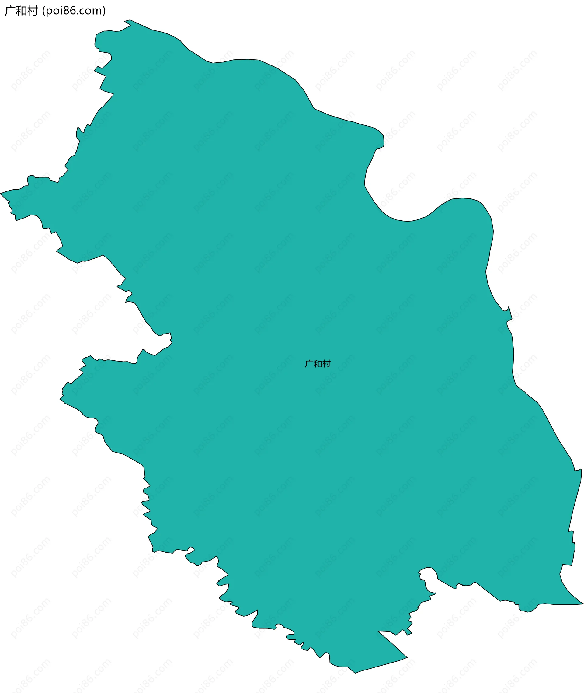 广和村边界地图