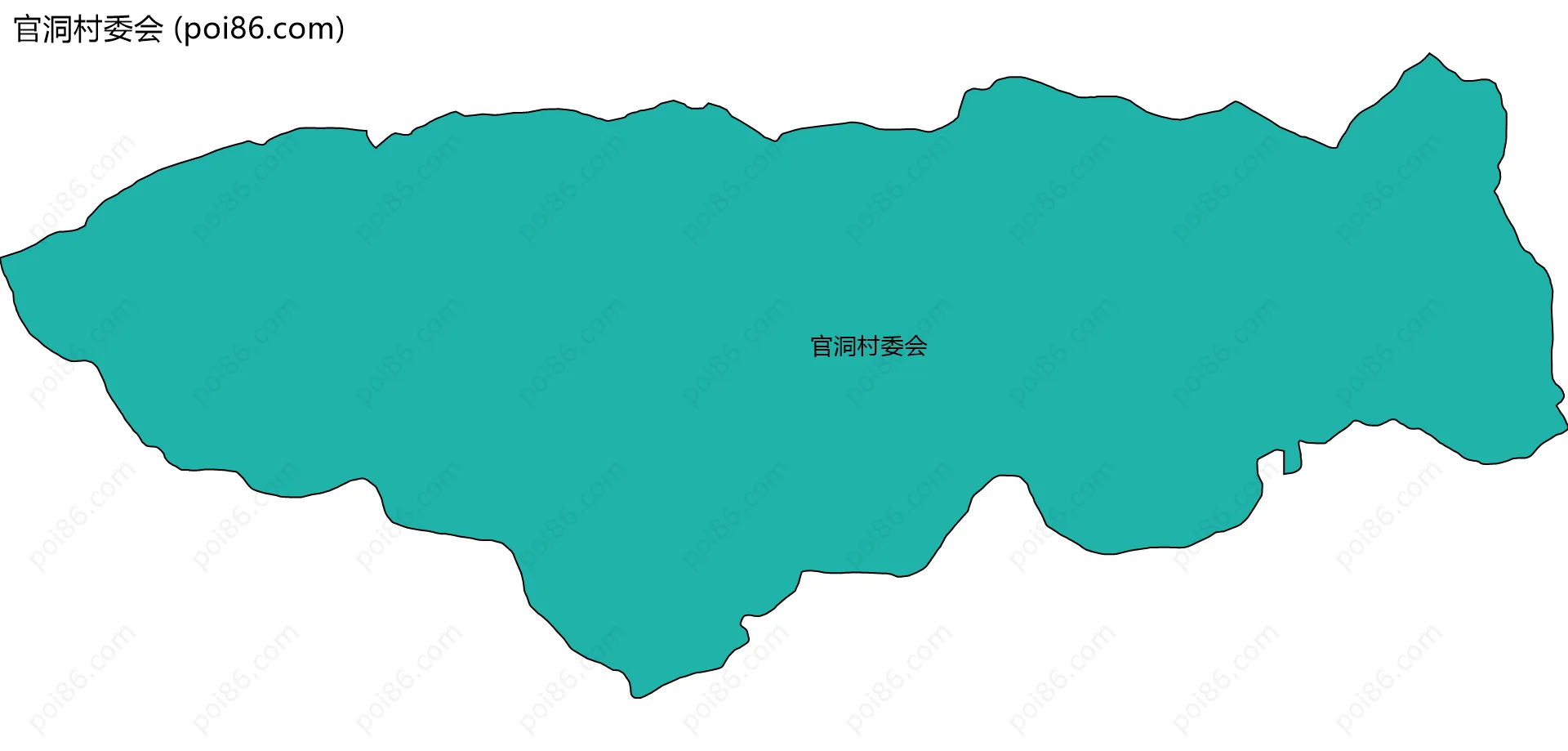 官洞村委会边界地图