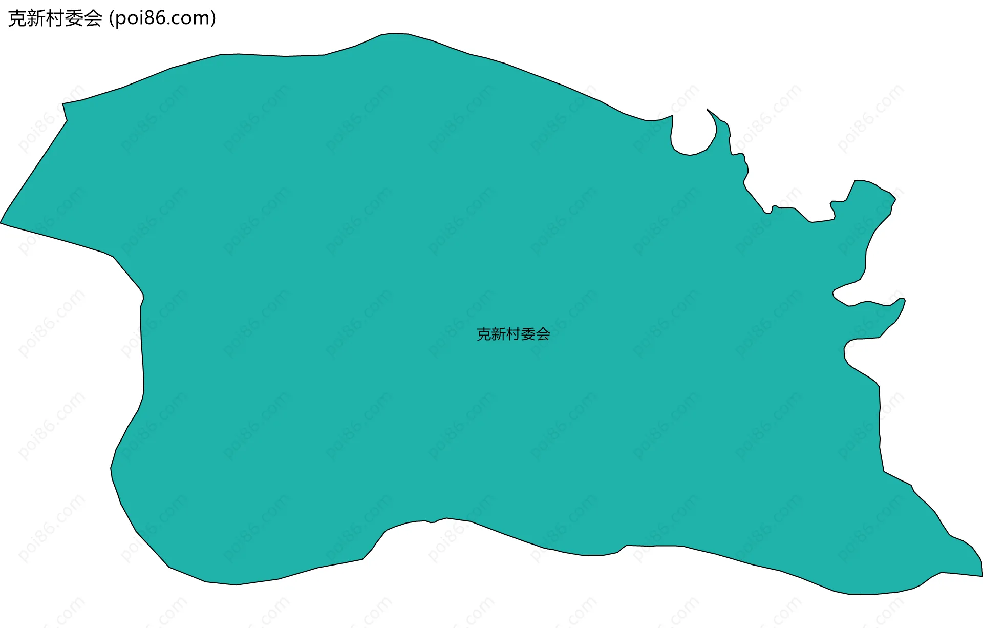 克新村委会边界地图