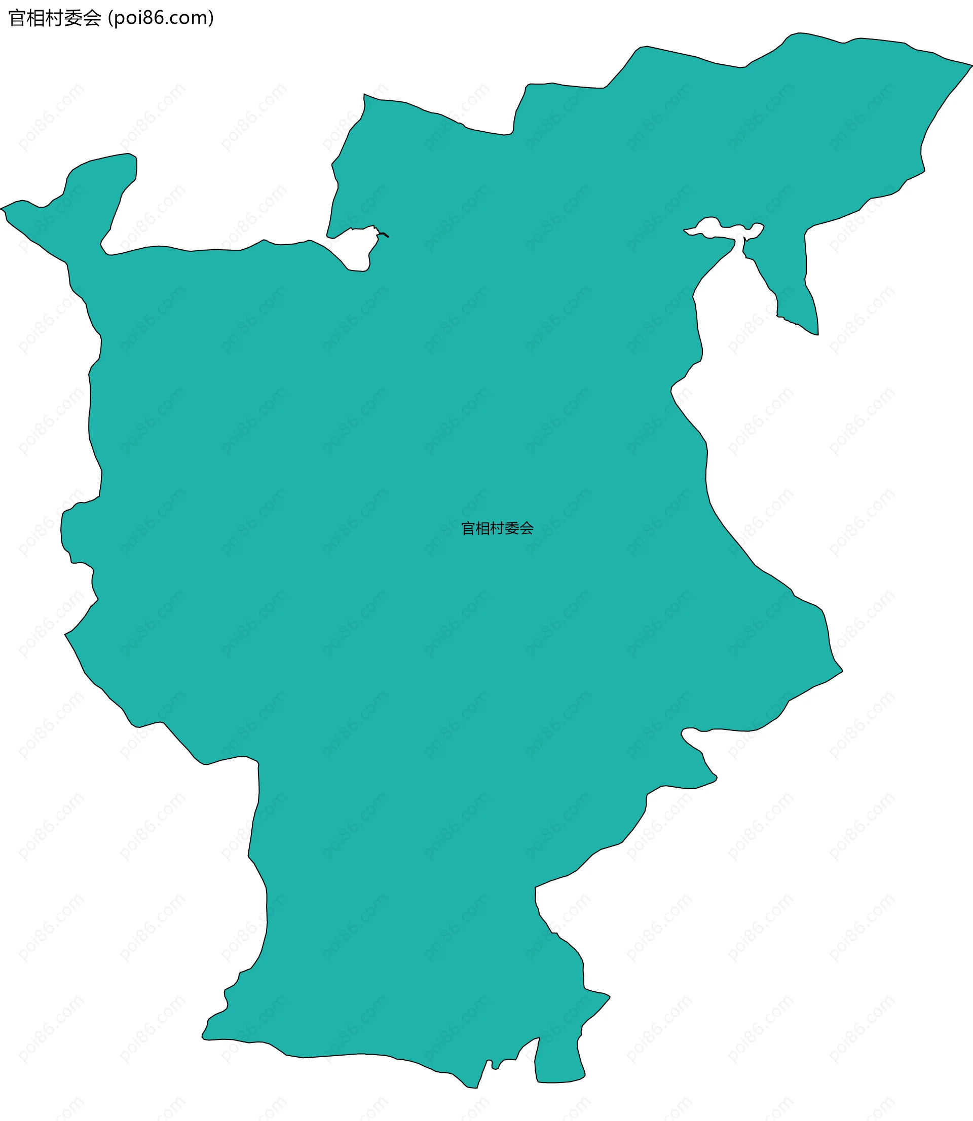 官相村委会边界地图