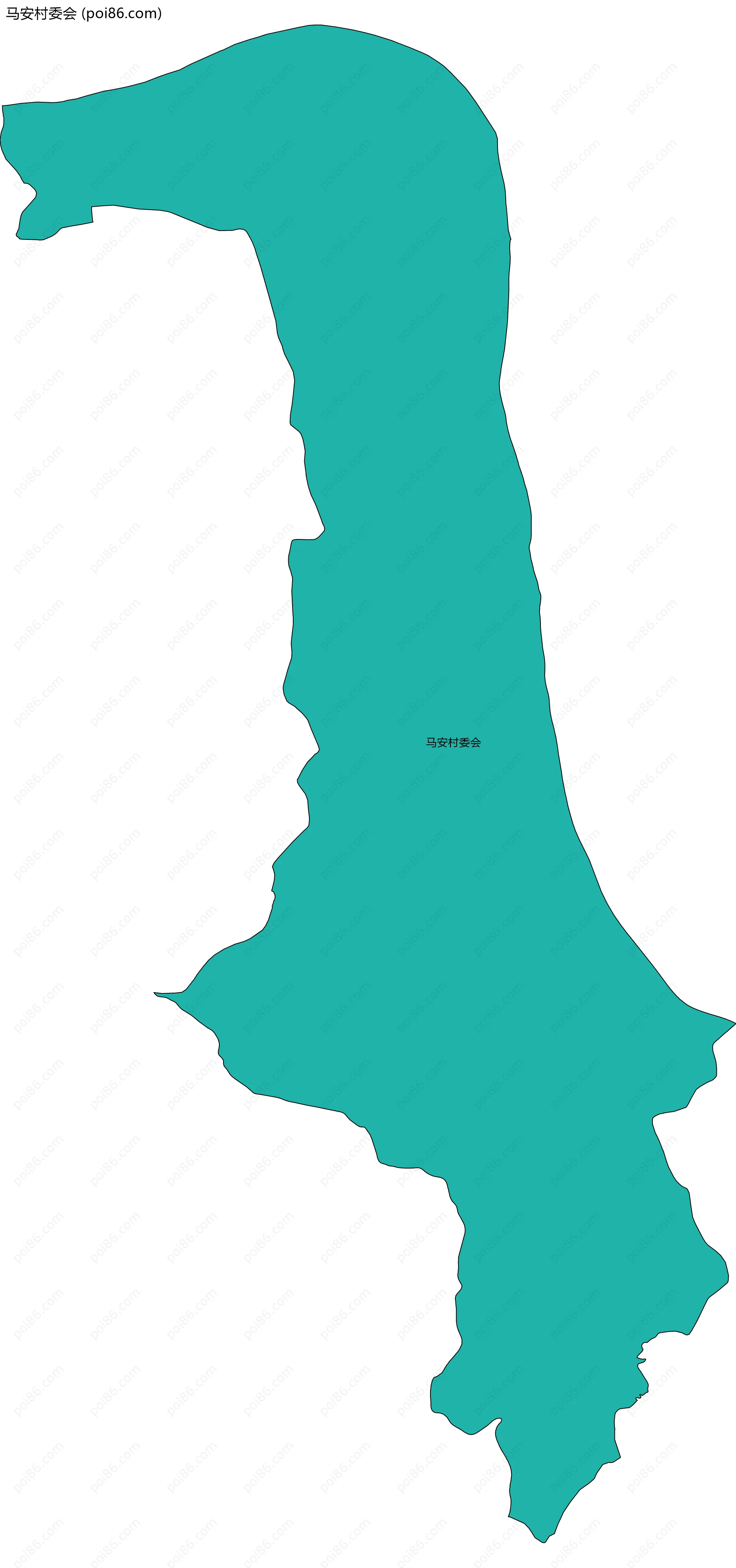 马安村委会边界地图