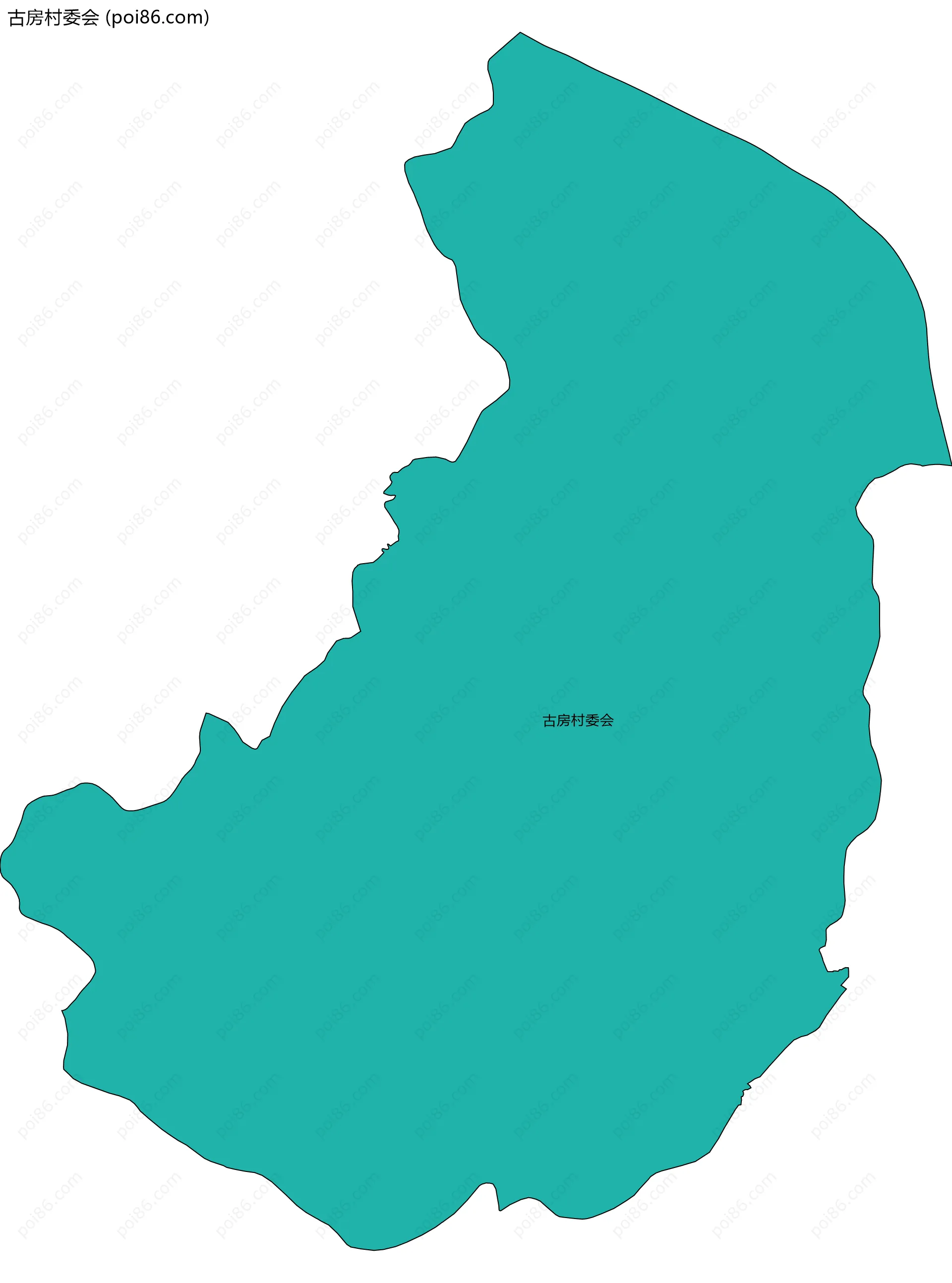 古房村委会边界地图