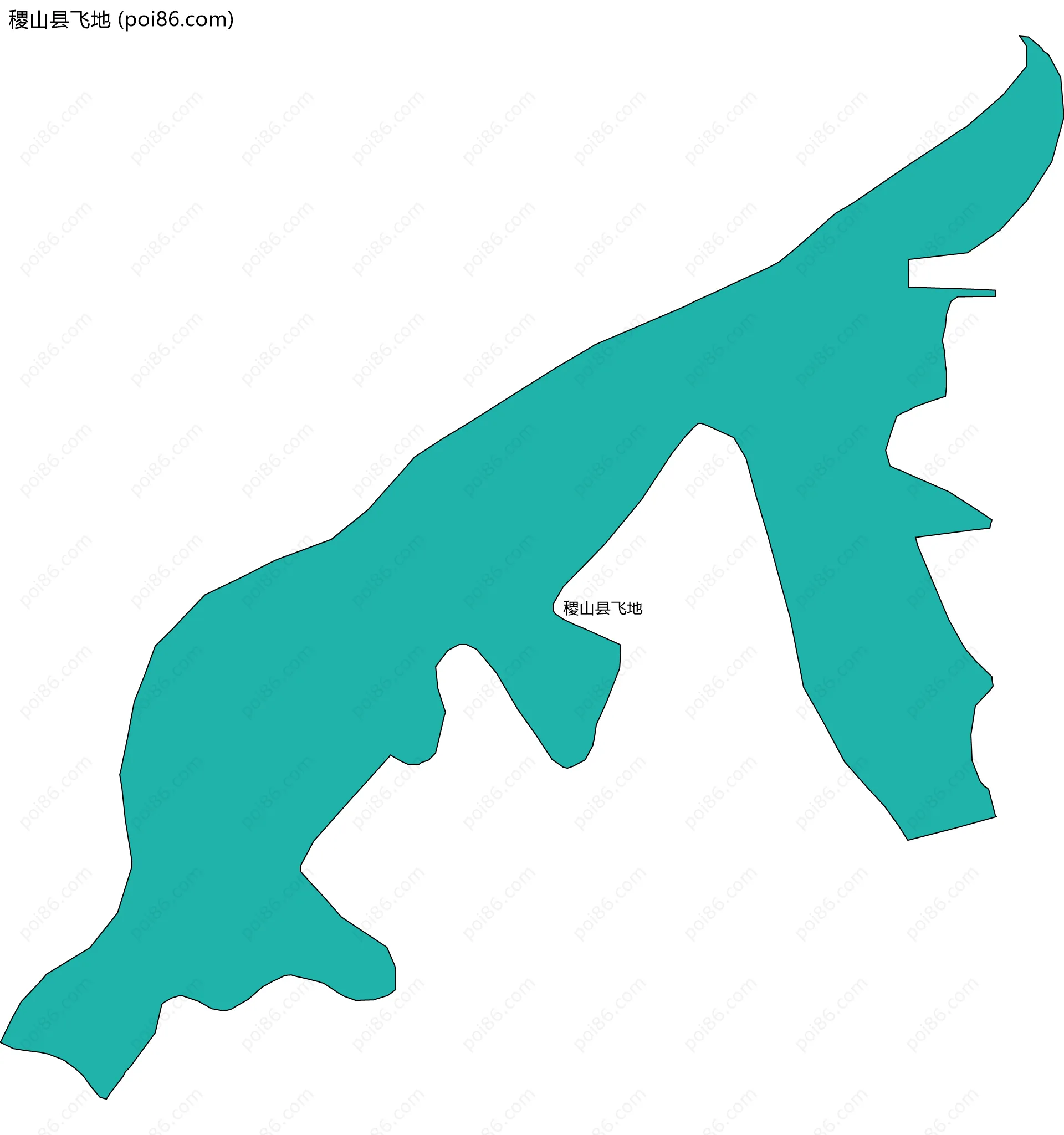 稷山县飞地边界地图