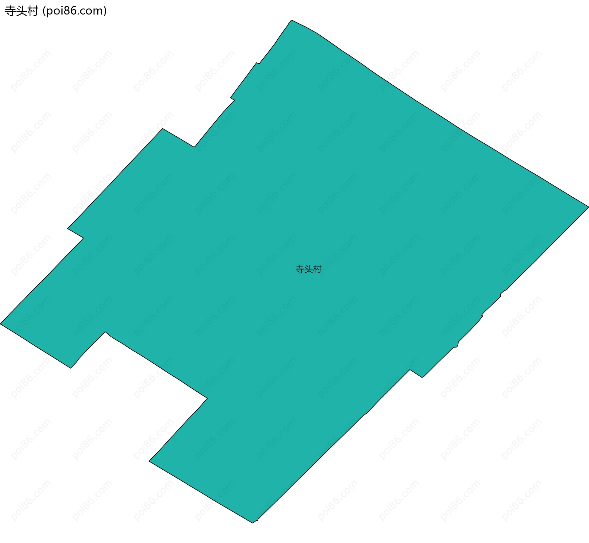 寺头村边界地图