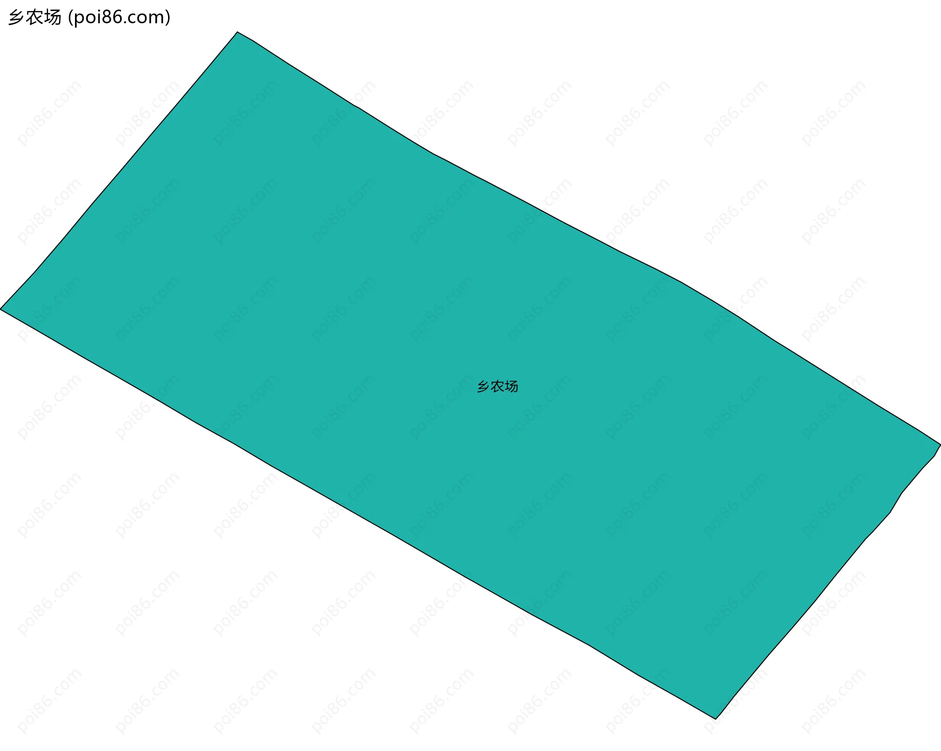 乡农场边界地图