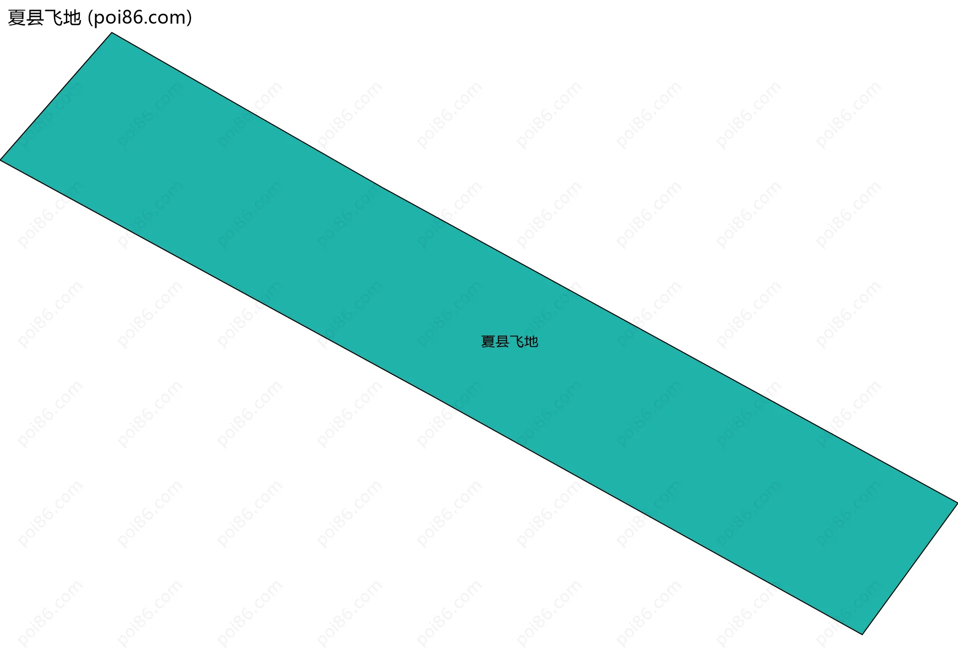 夏县飞地边界地图
