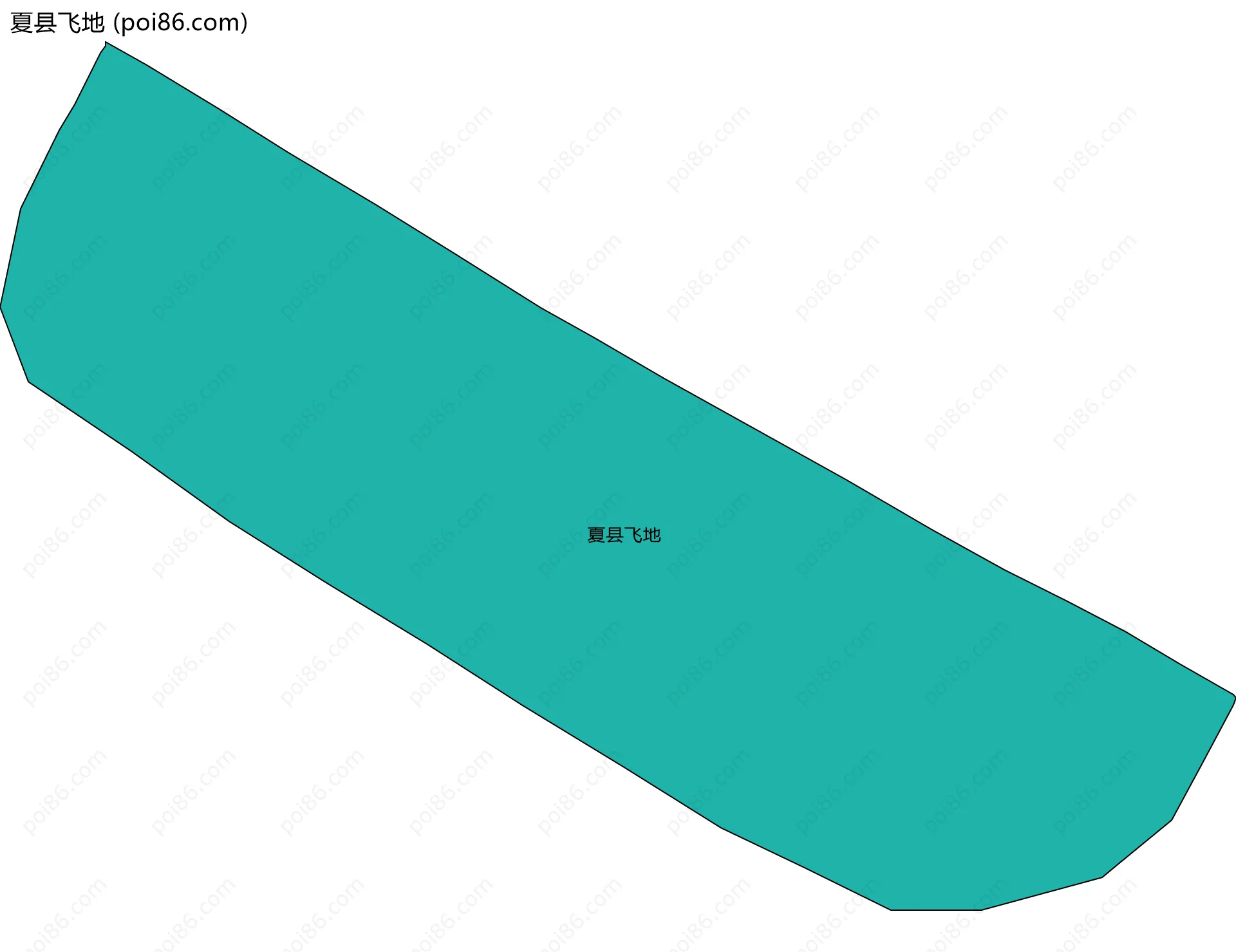 夏县飞地边界地图