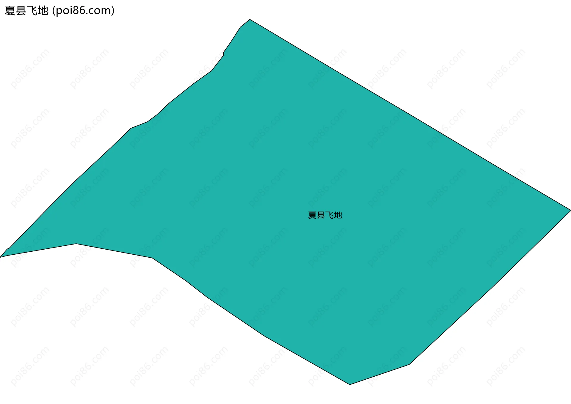 夏县飞地边界地图