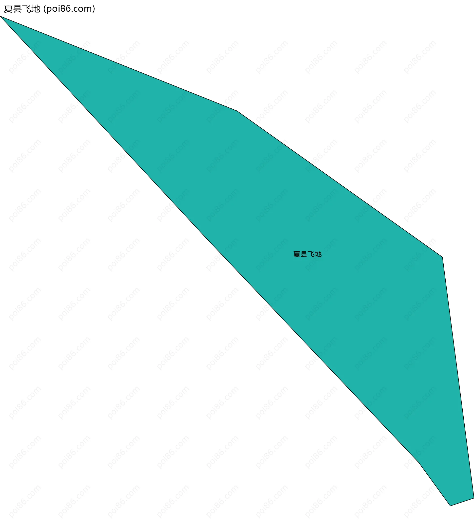 夏县飞地边界地图