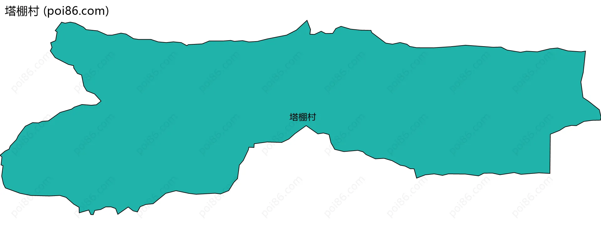 塔棚村边界地图
