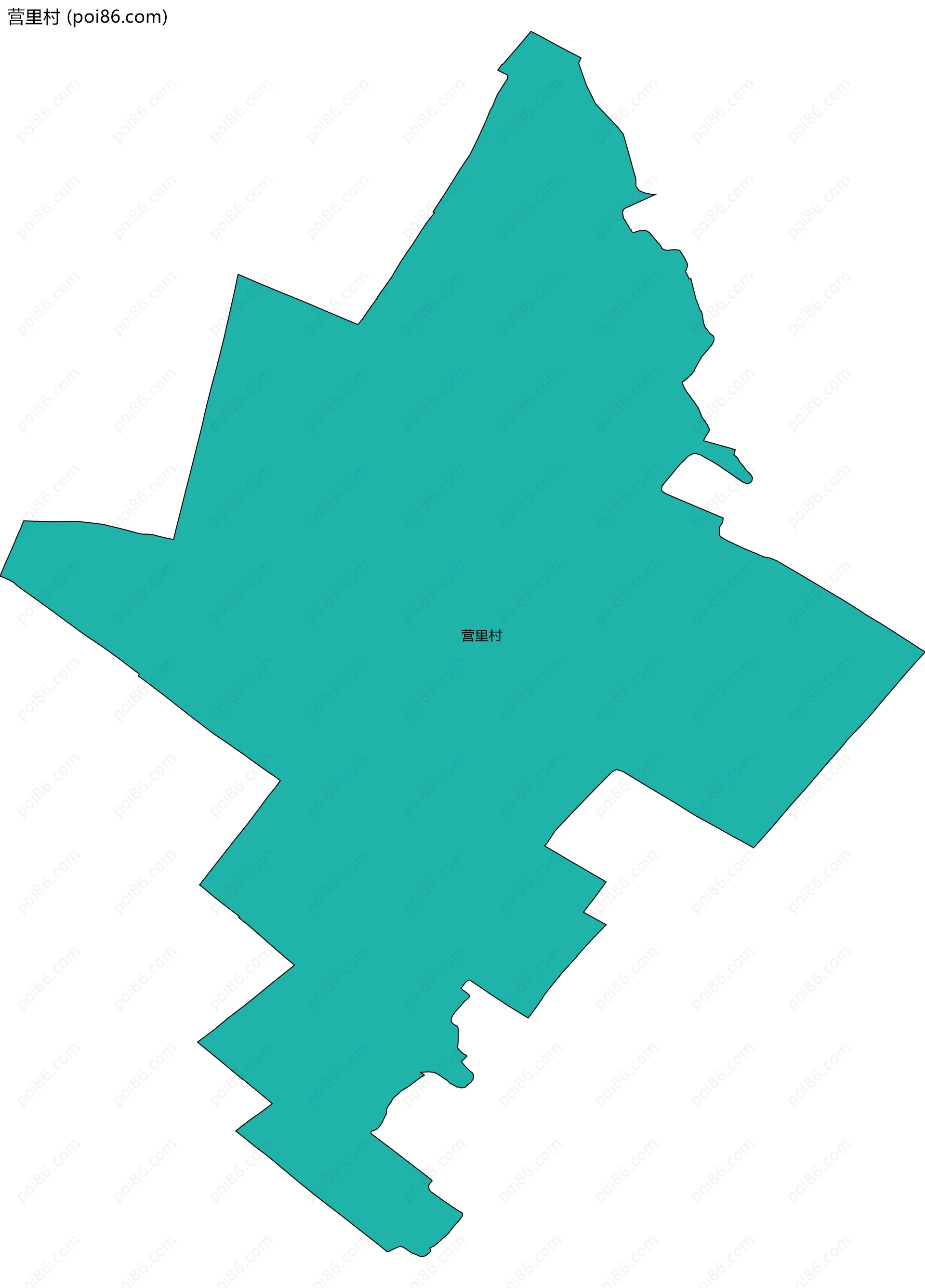 营里村边界地图